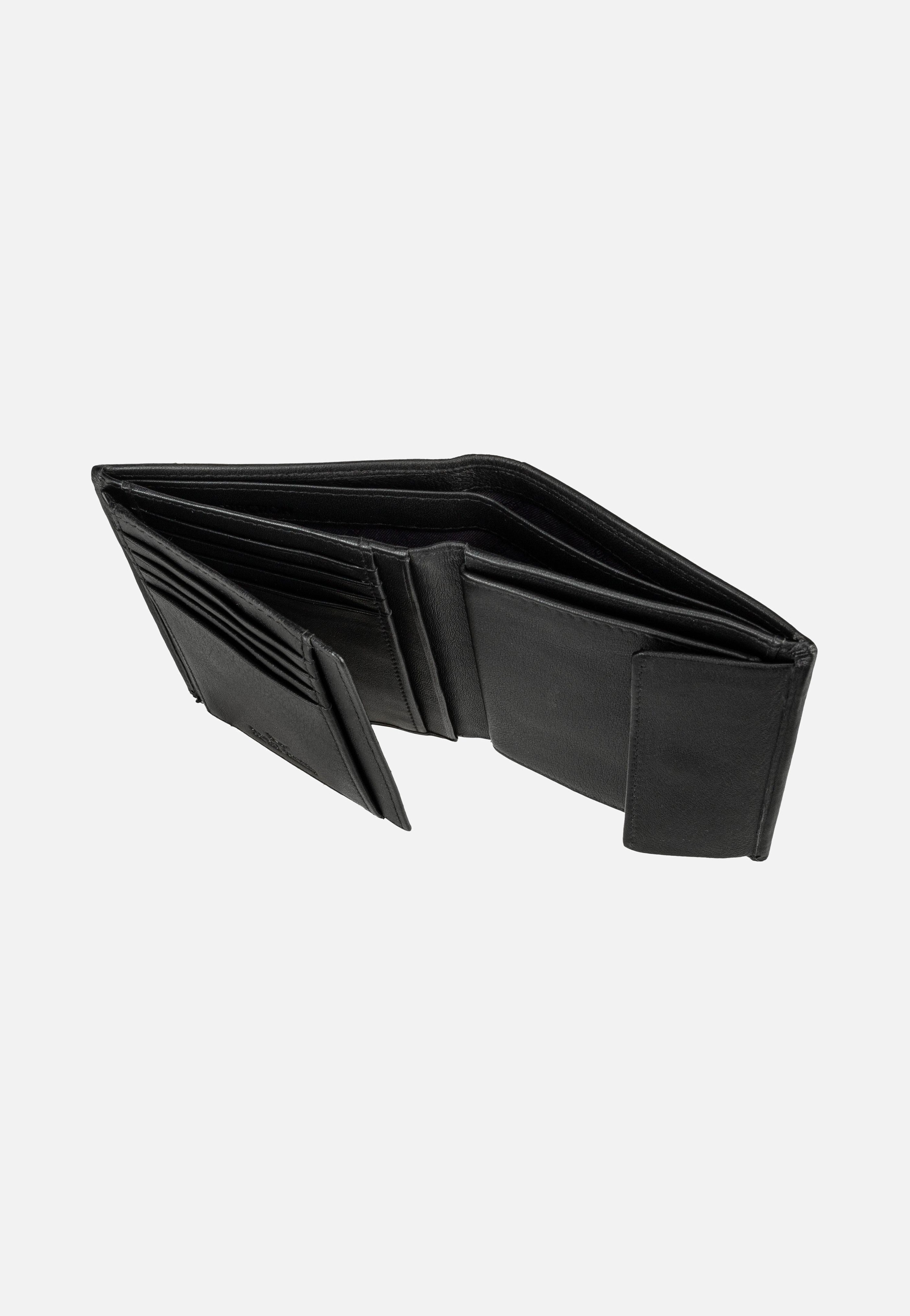 Braun Büffel Hannes H North Coin Wallet 8Cs Schwarz Portemonnaie
