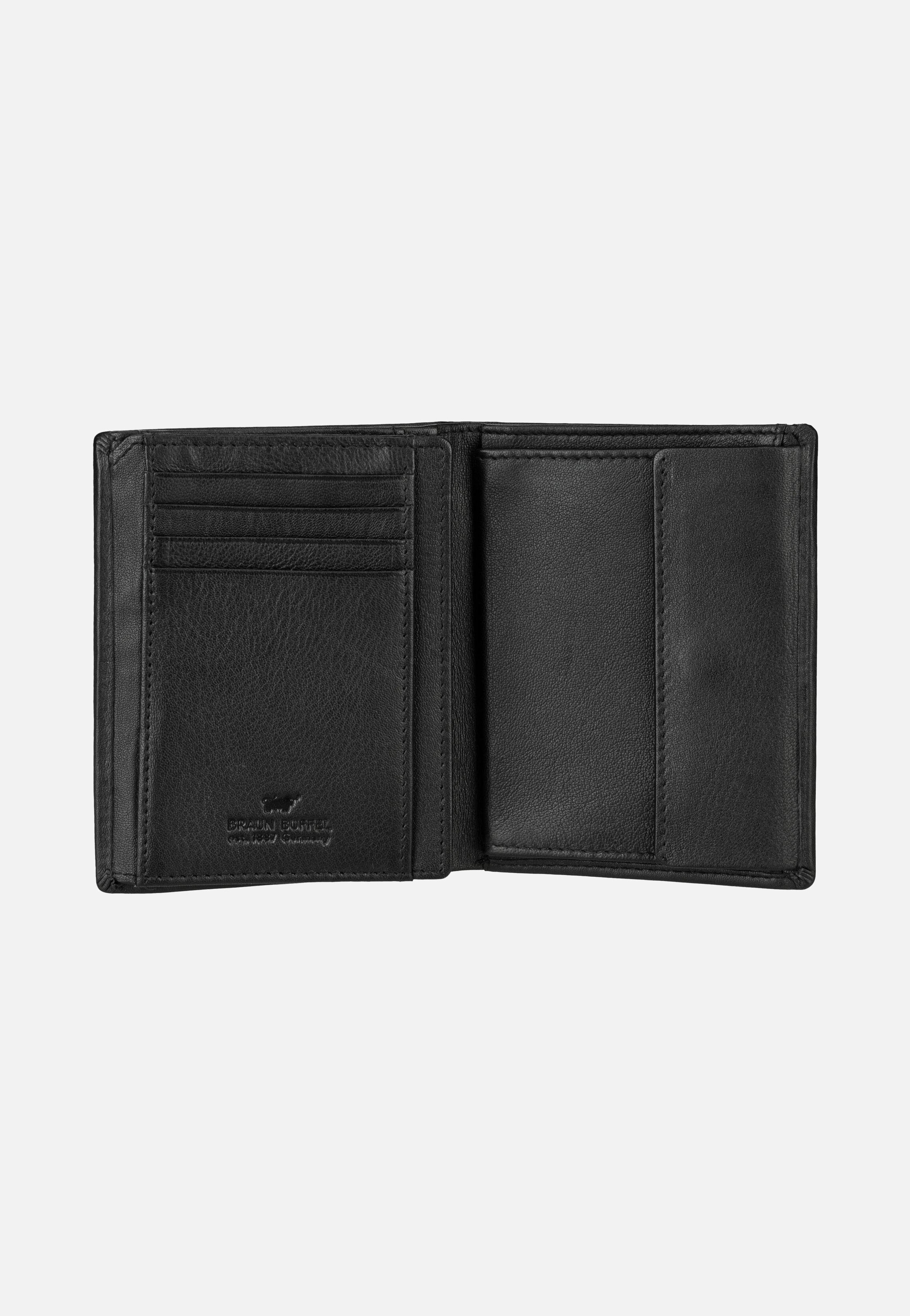 Braun Büffel Hannes H North Coin Wallet 8Cs Schwarz Portemonnaie