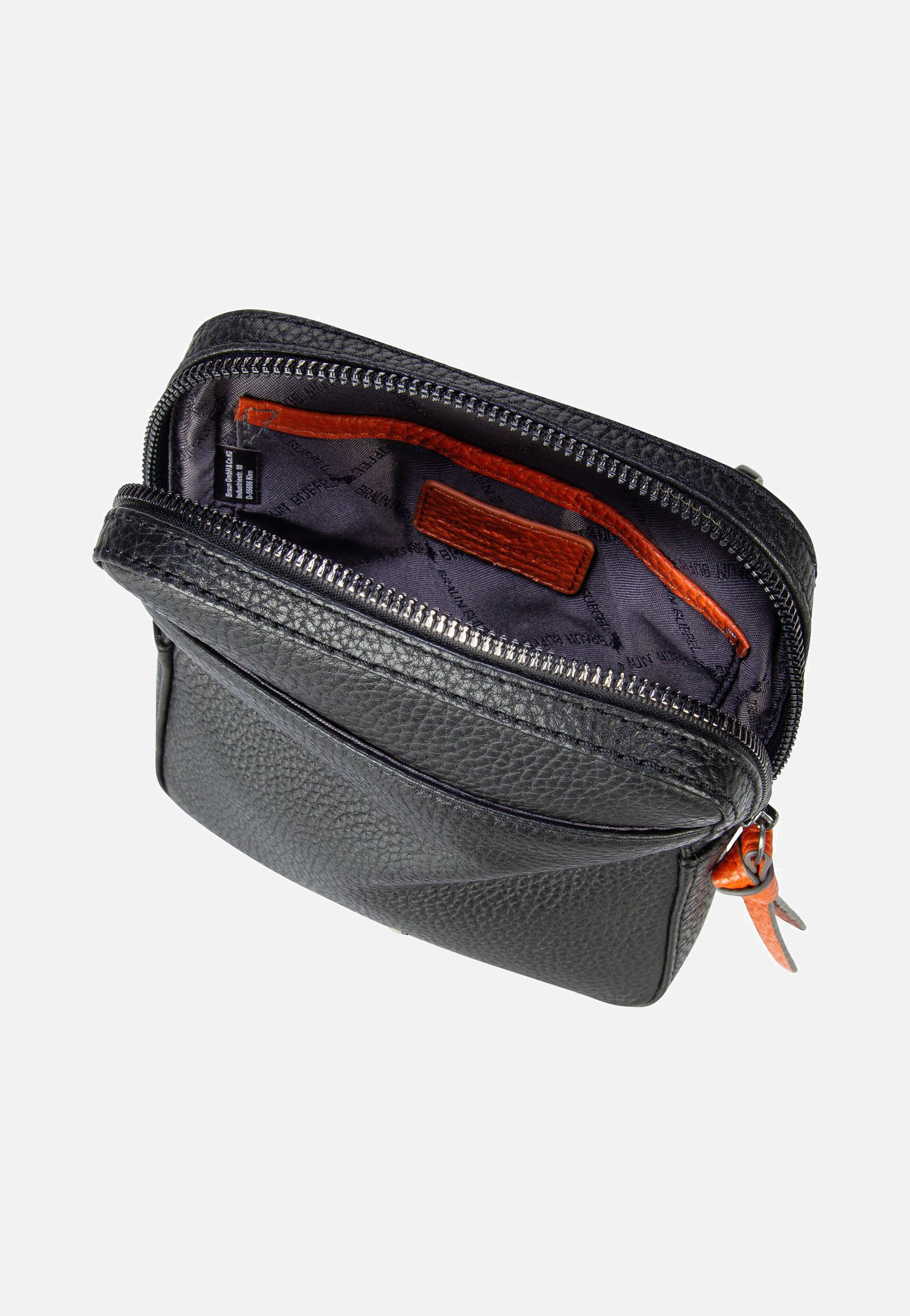 Braun Büffel Novara 26351 Schwarz Umhängetasche
