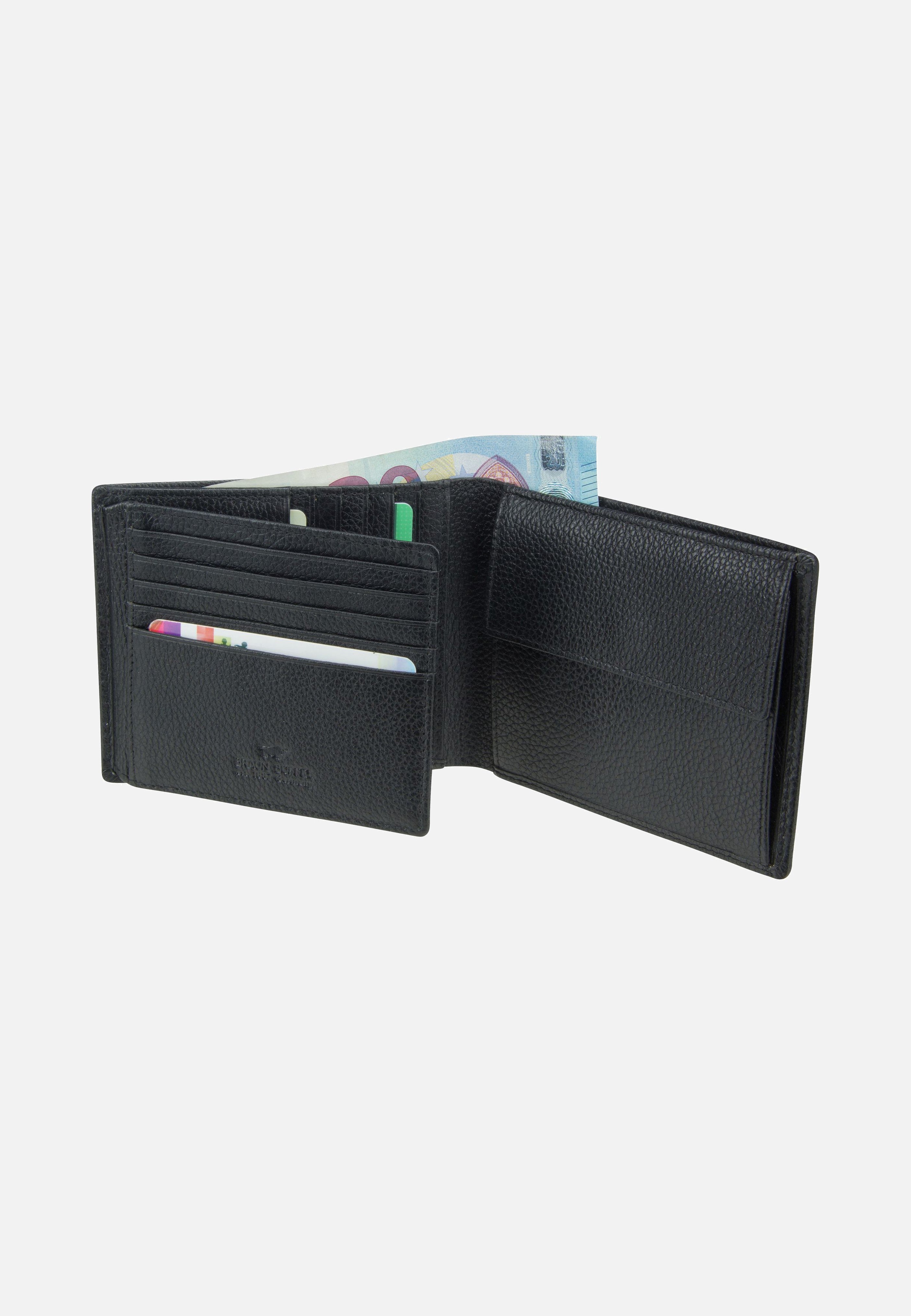 Braun Büffel Prato RFID 69339 Schwarz Portemonnaie