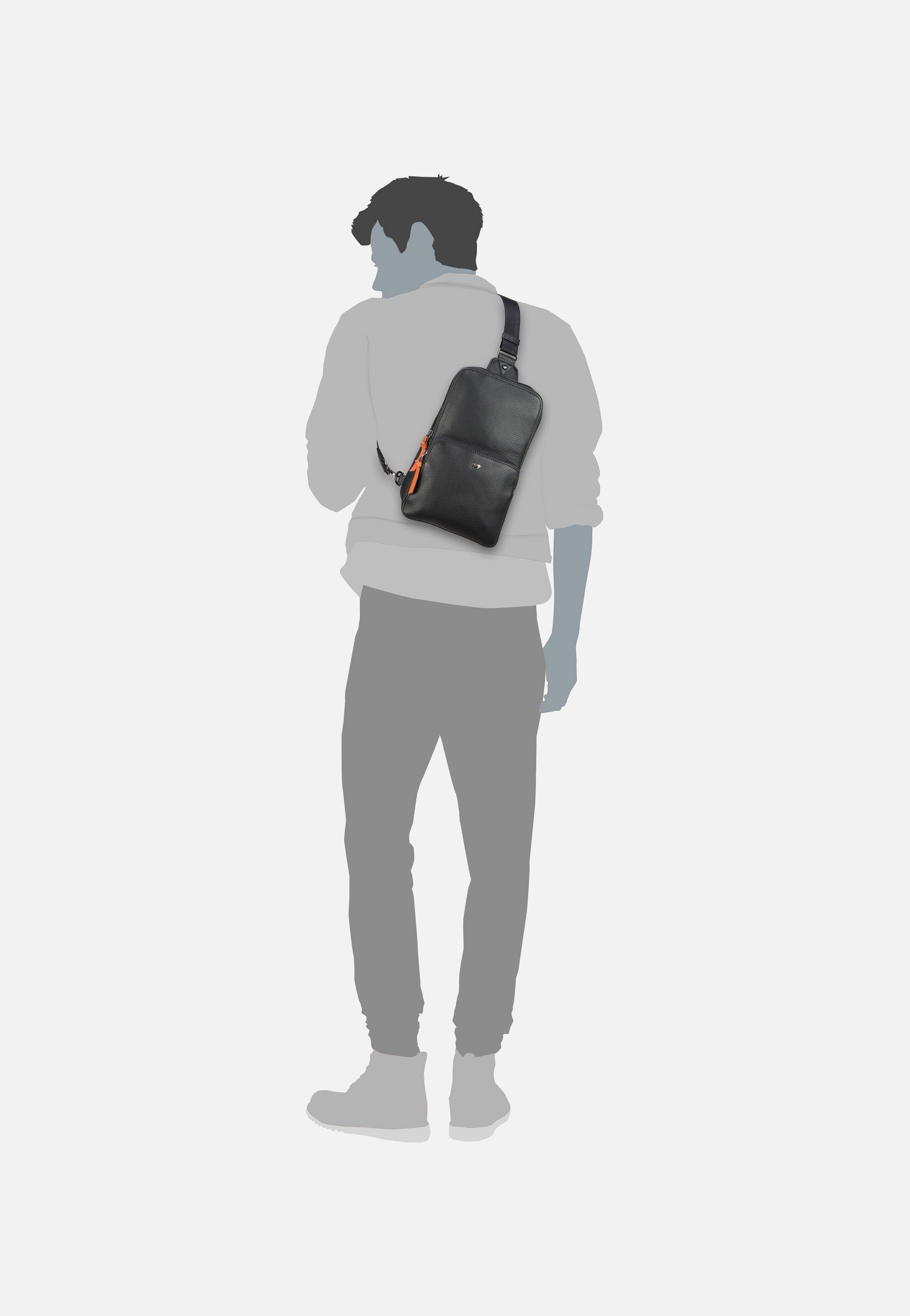 Braun Büffel Novara 26360 Schwarz Sling Bag