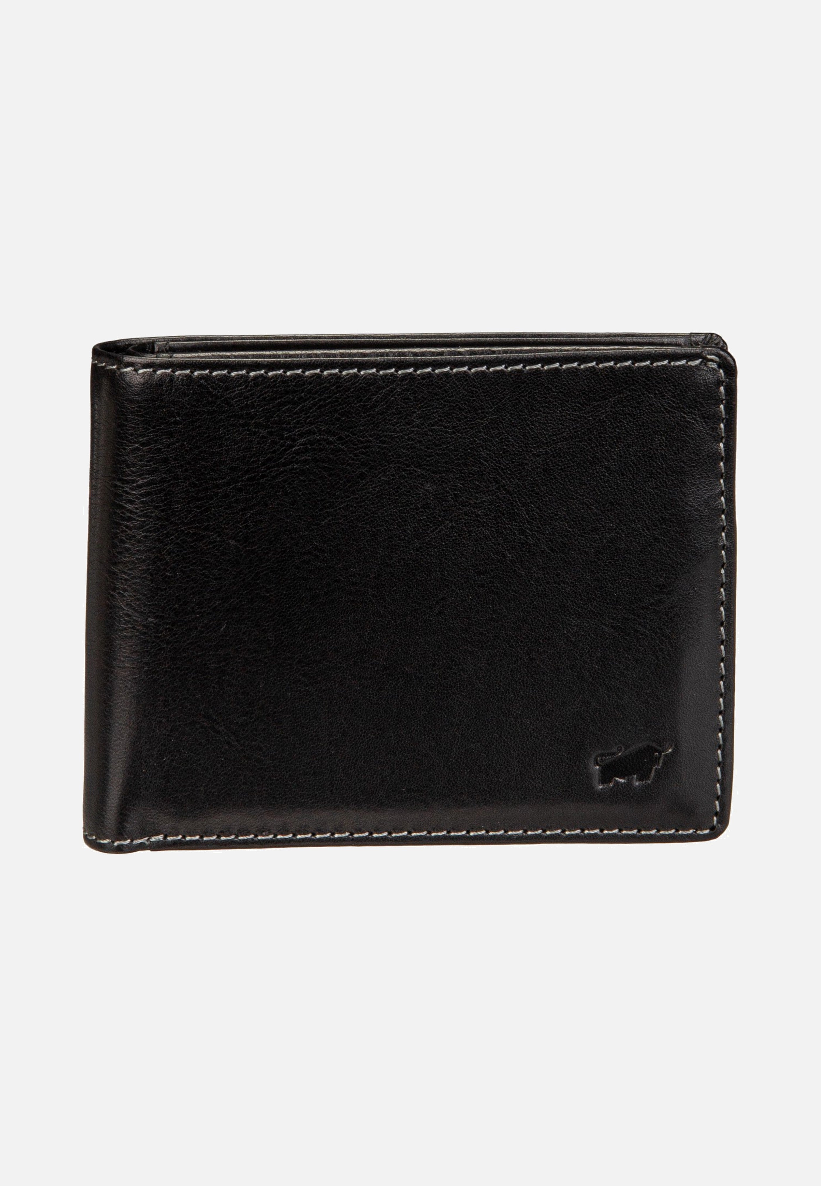 Braun Büffel Arezzo RFID 4+4Cs Schwarz Portemonnaie