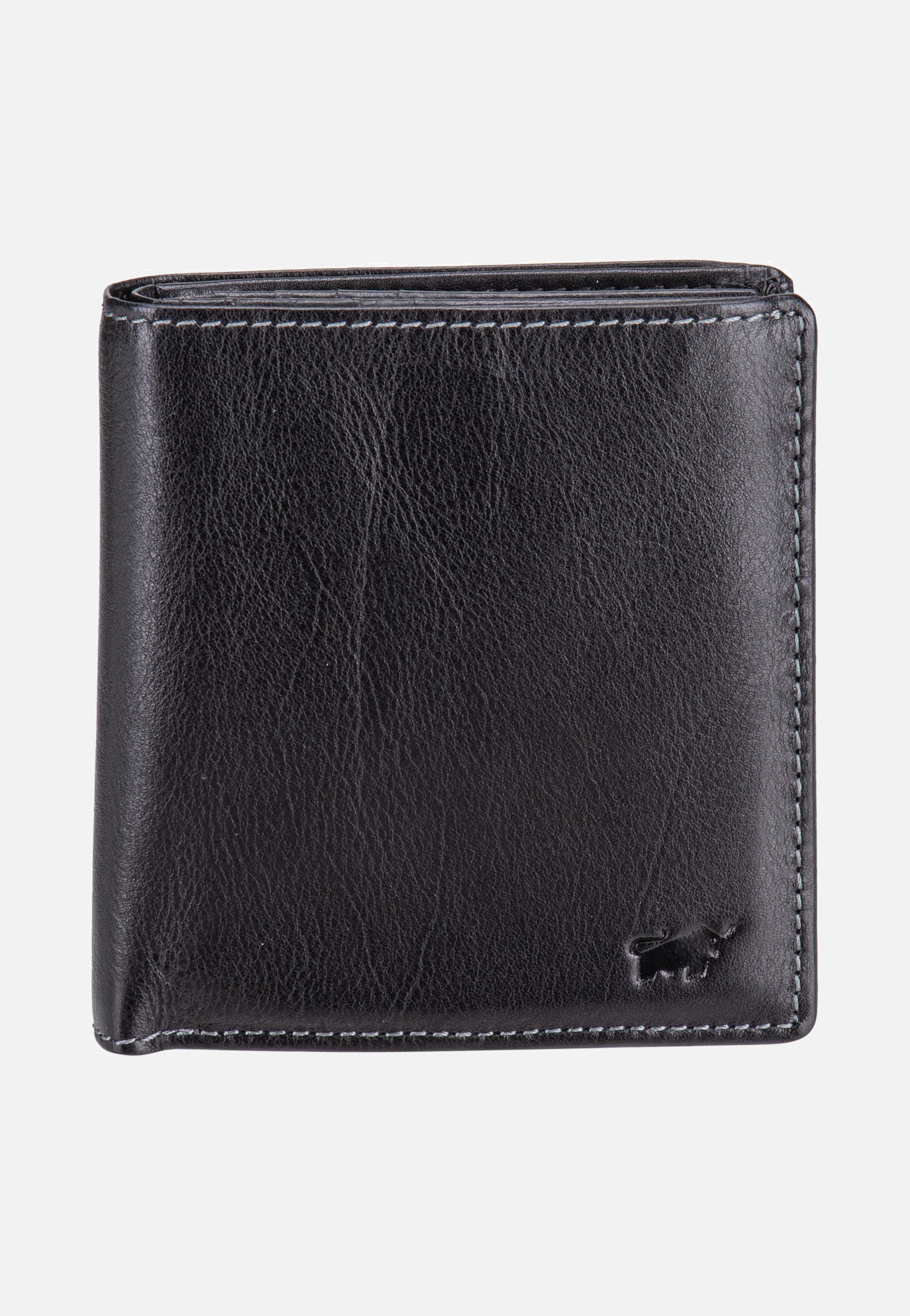 Braun Büffel Arezzo RFID Carré 8Cs Schwarz Portemonnaie