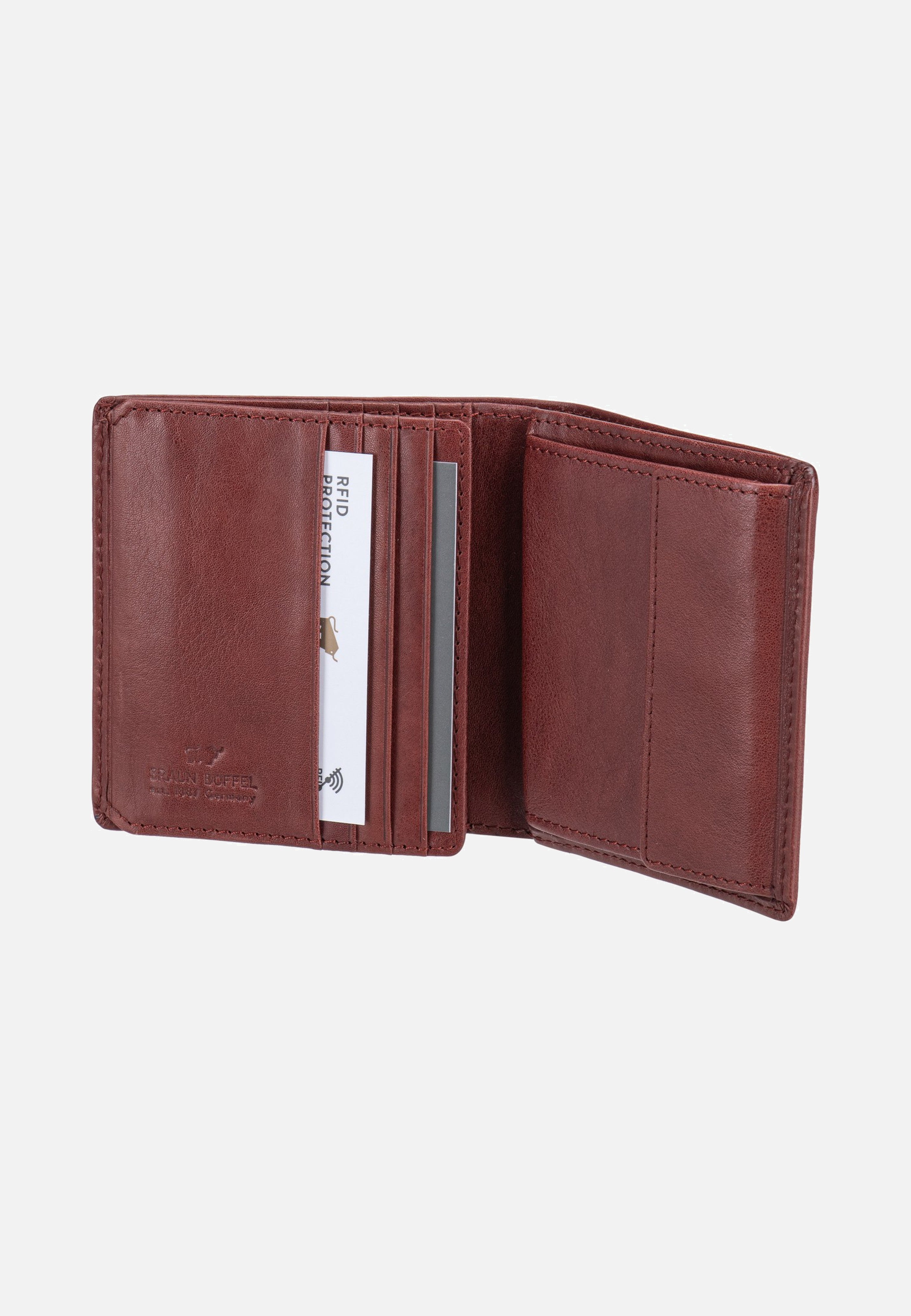 Braun Büffel Arezzo RFID Carré 8Cs Tabak Portemonnaie