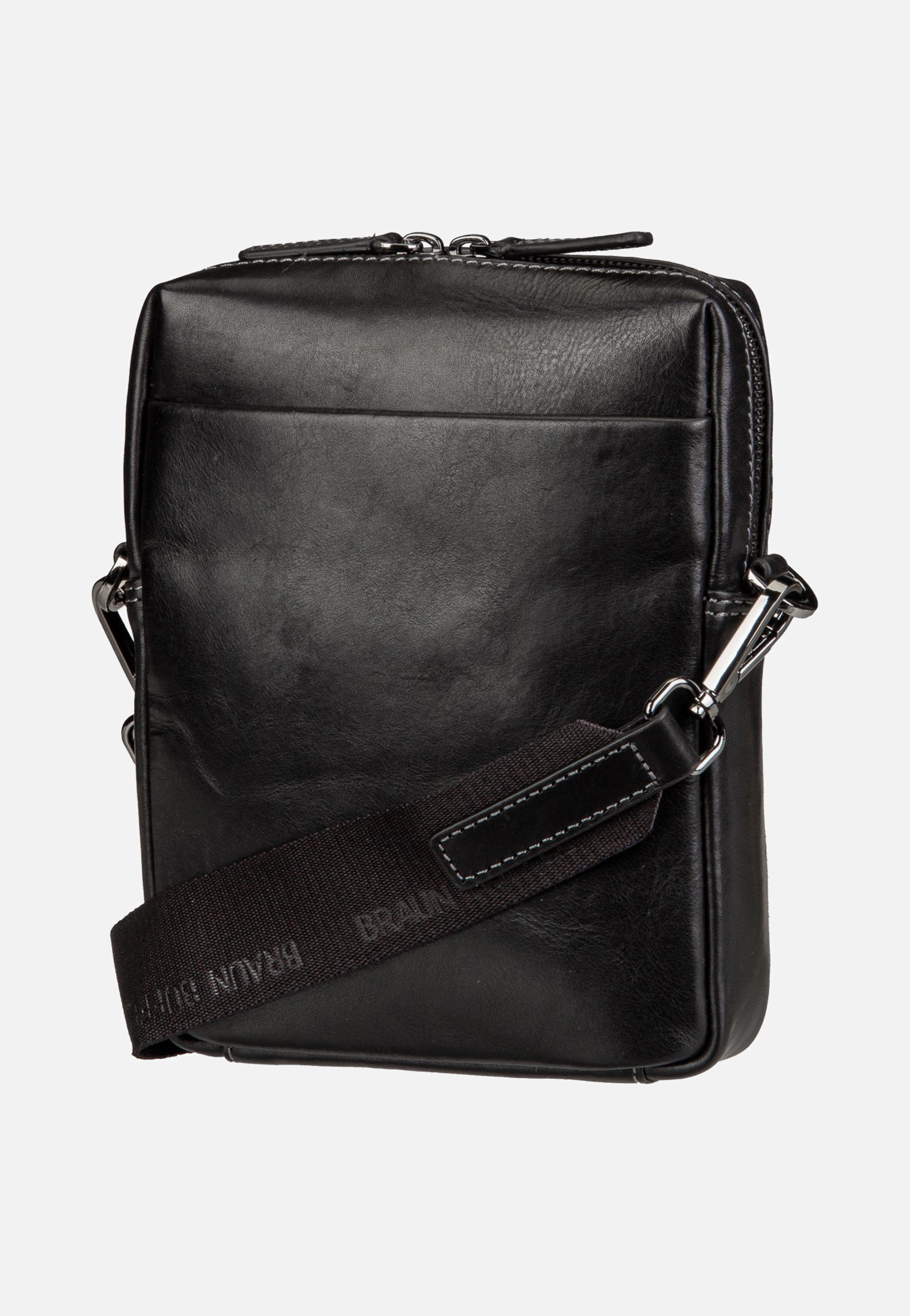 Braun Büffel Arezzo Umhängetasche Schwarz Schultertasche
