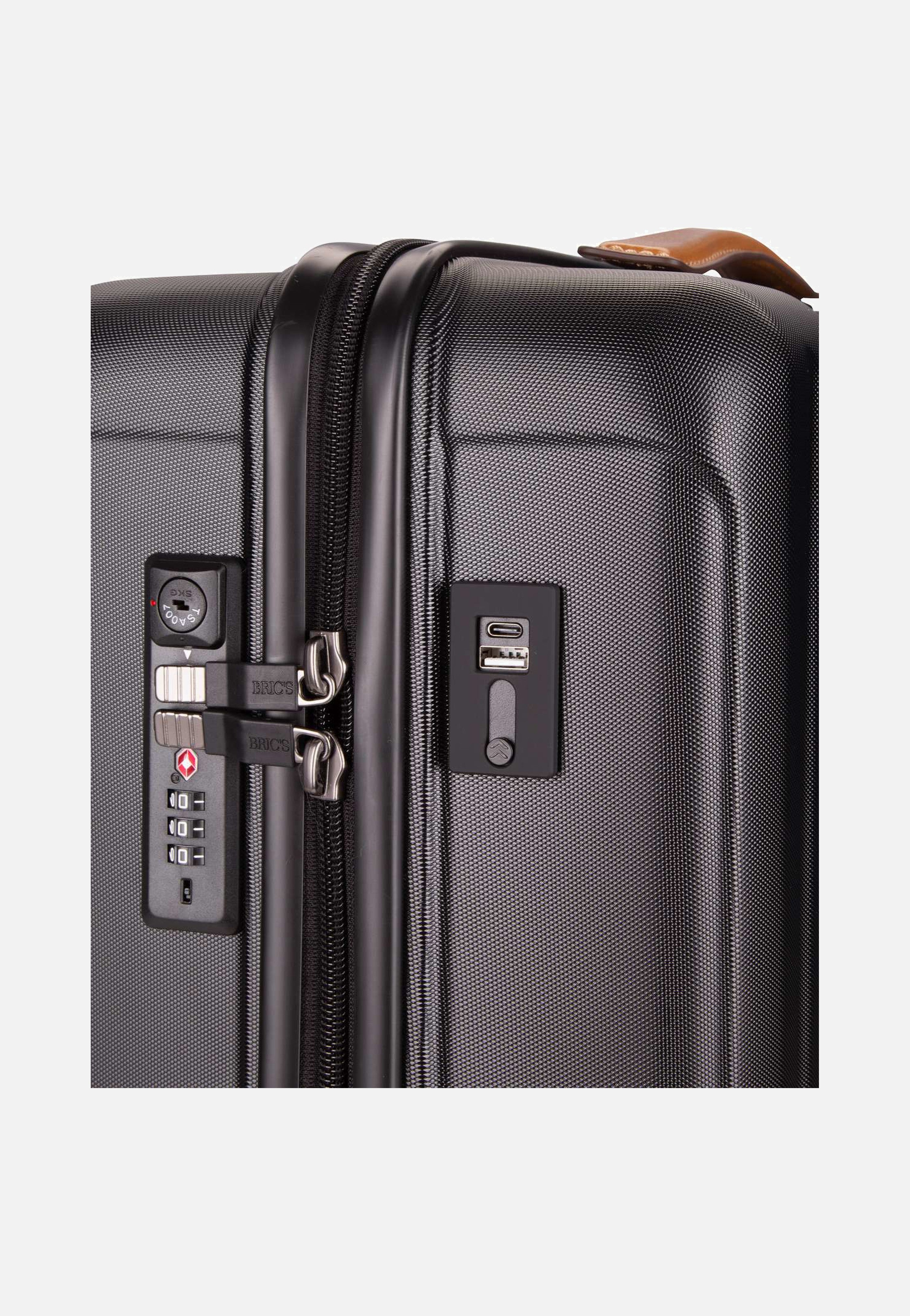 Bric's Capri Trolley 28027 Nero Koffer