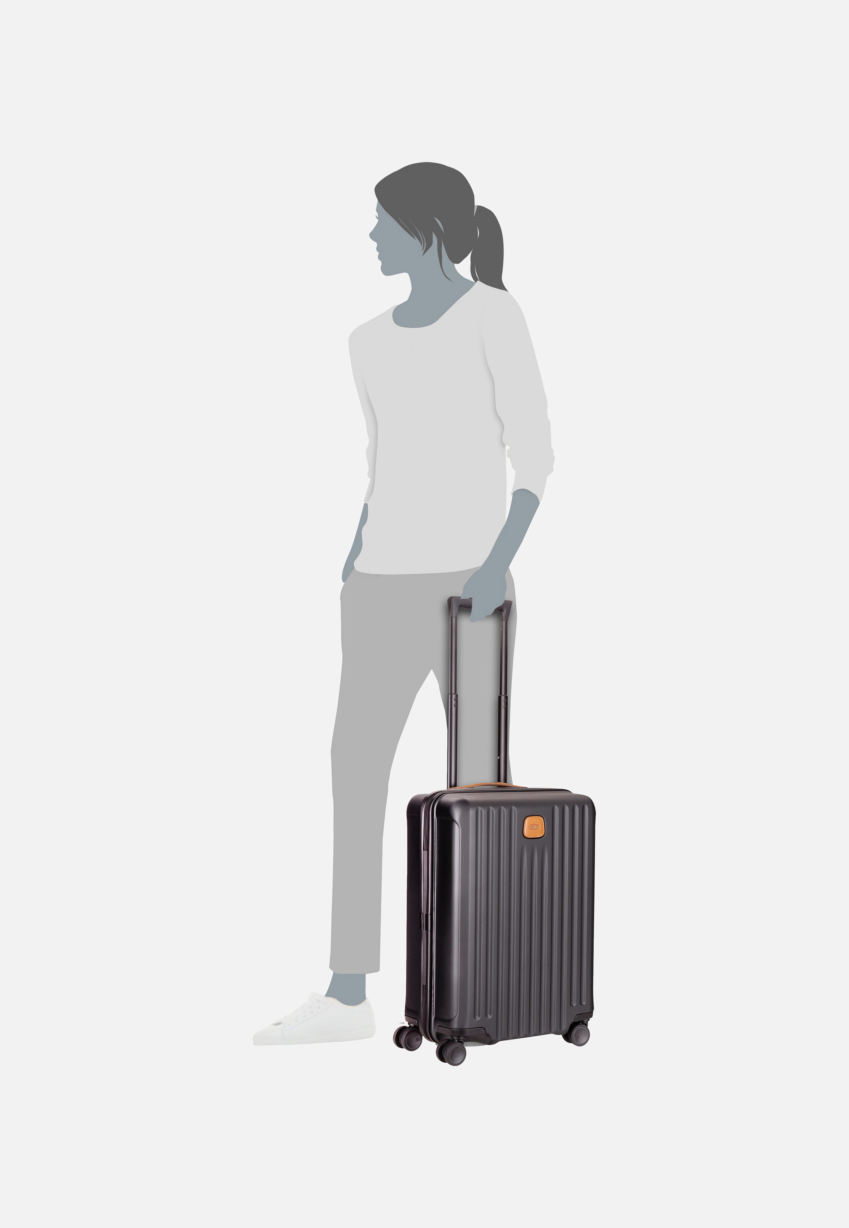 Bric's Capri Trolley 28027 Nero Koffer