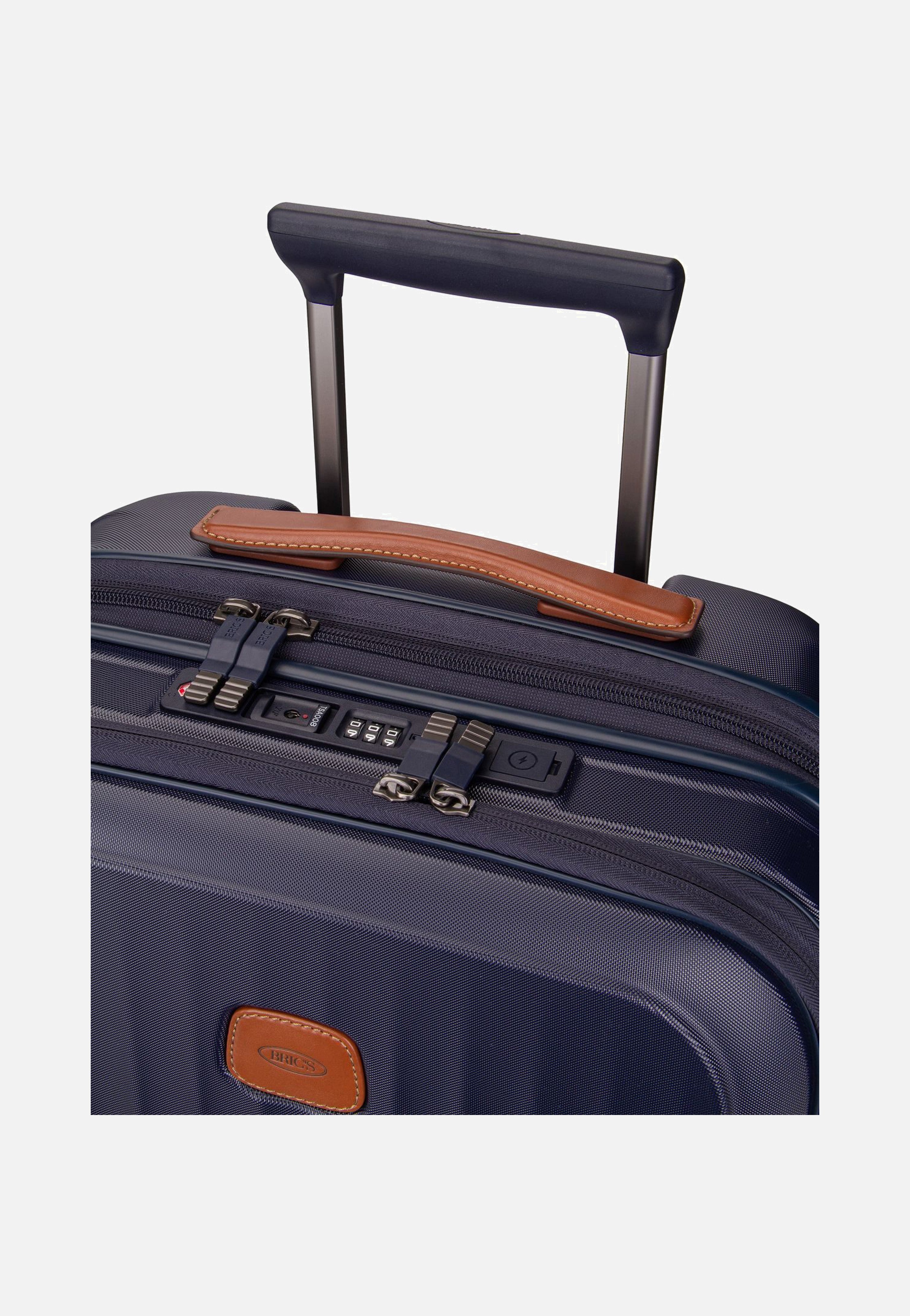 Bric's Taormina Trolley 55 Exp.Vortasche Blau Koffer