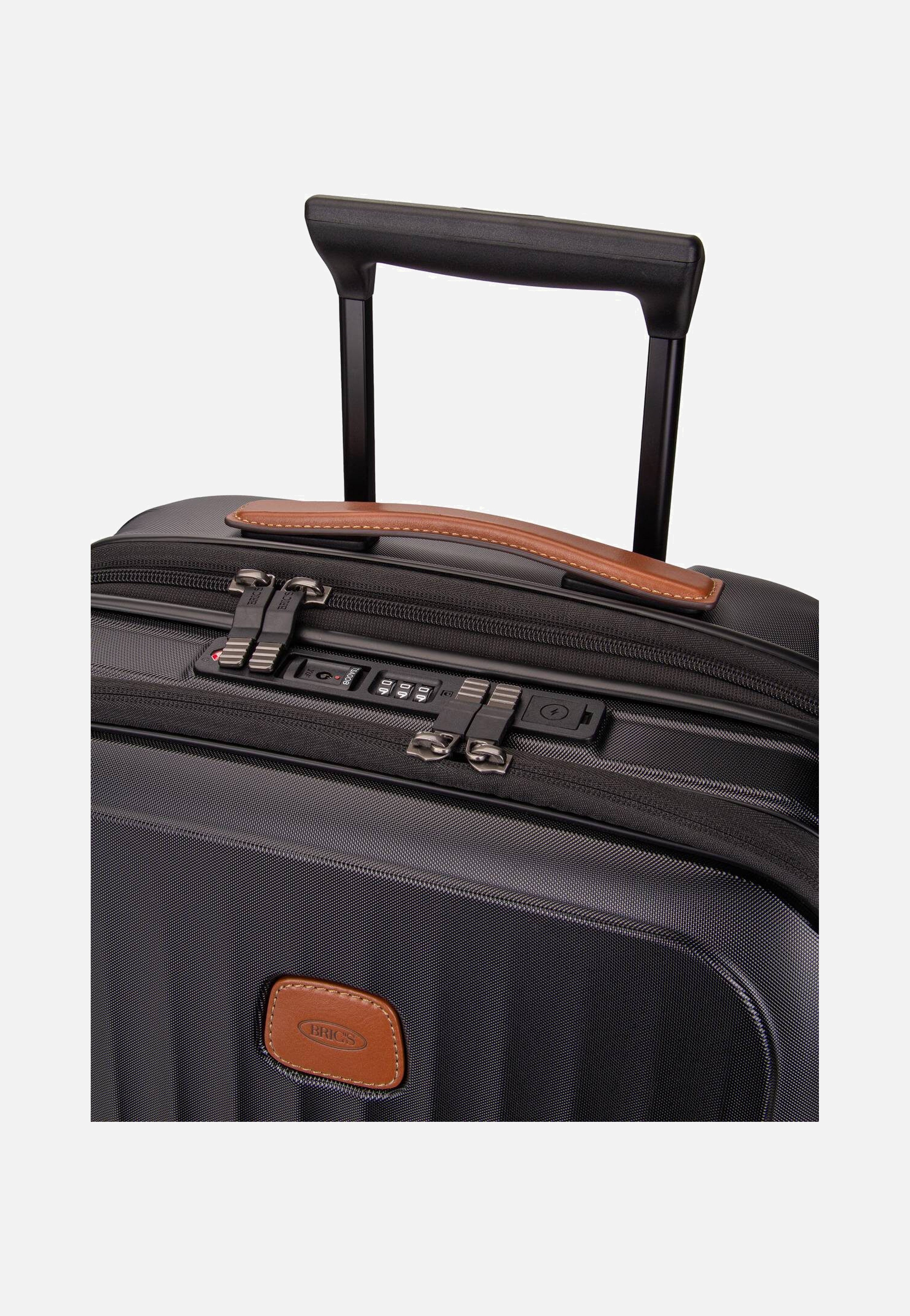 Bric's Taormina Trolley 55 Exp.Vortasche Schwarz Koffer