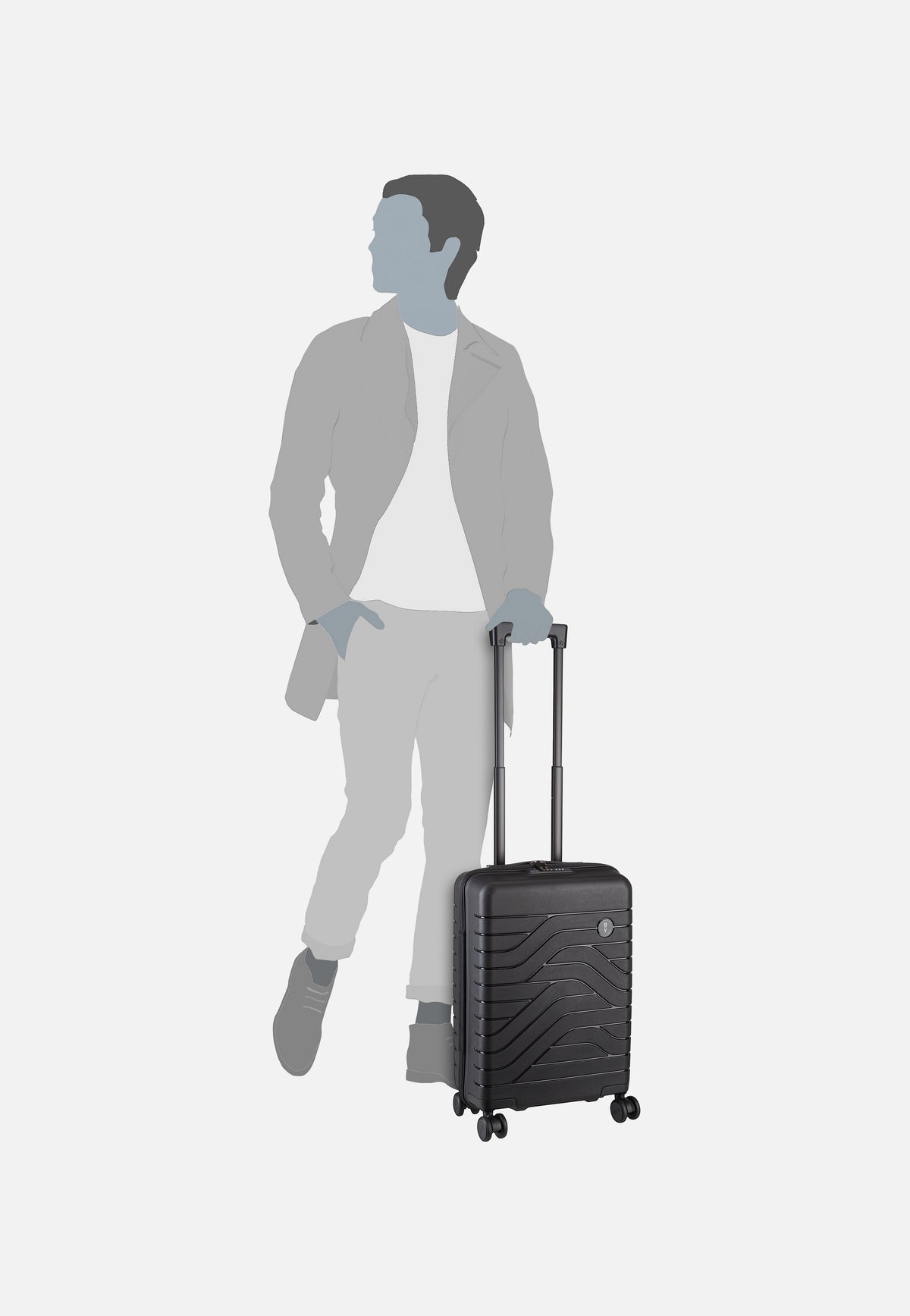 Bric's Ulisse Trolley 8429 Nero Koffer
