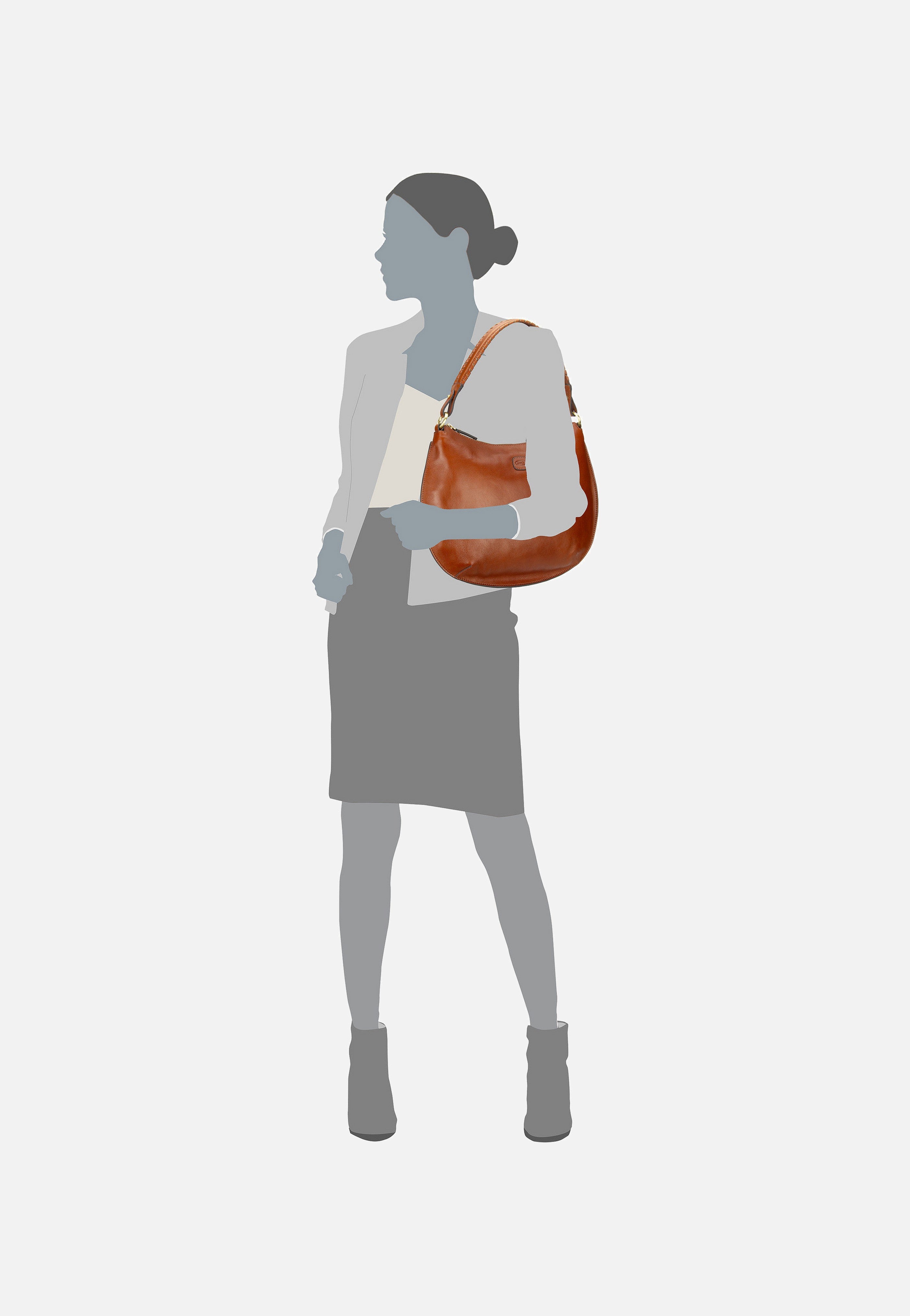 Bric's Volterra Hobo Bag 5945 Tabacco Hobo Bag
