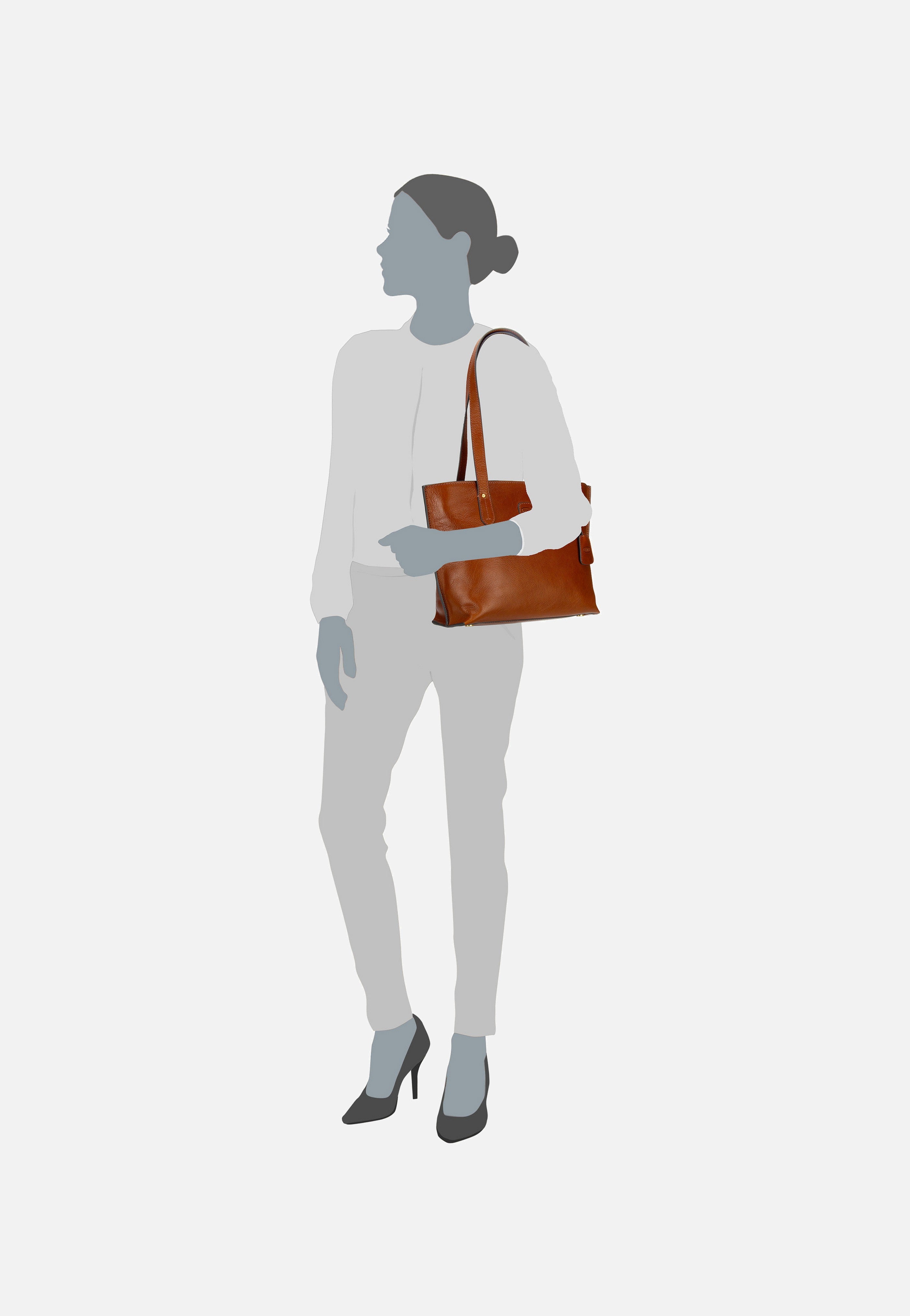 Bric's Volterra Shopping S 5940 Tabacco Shopper