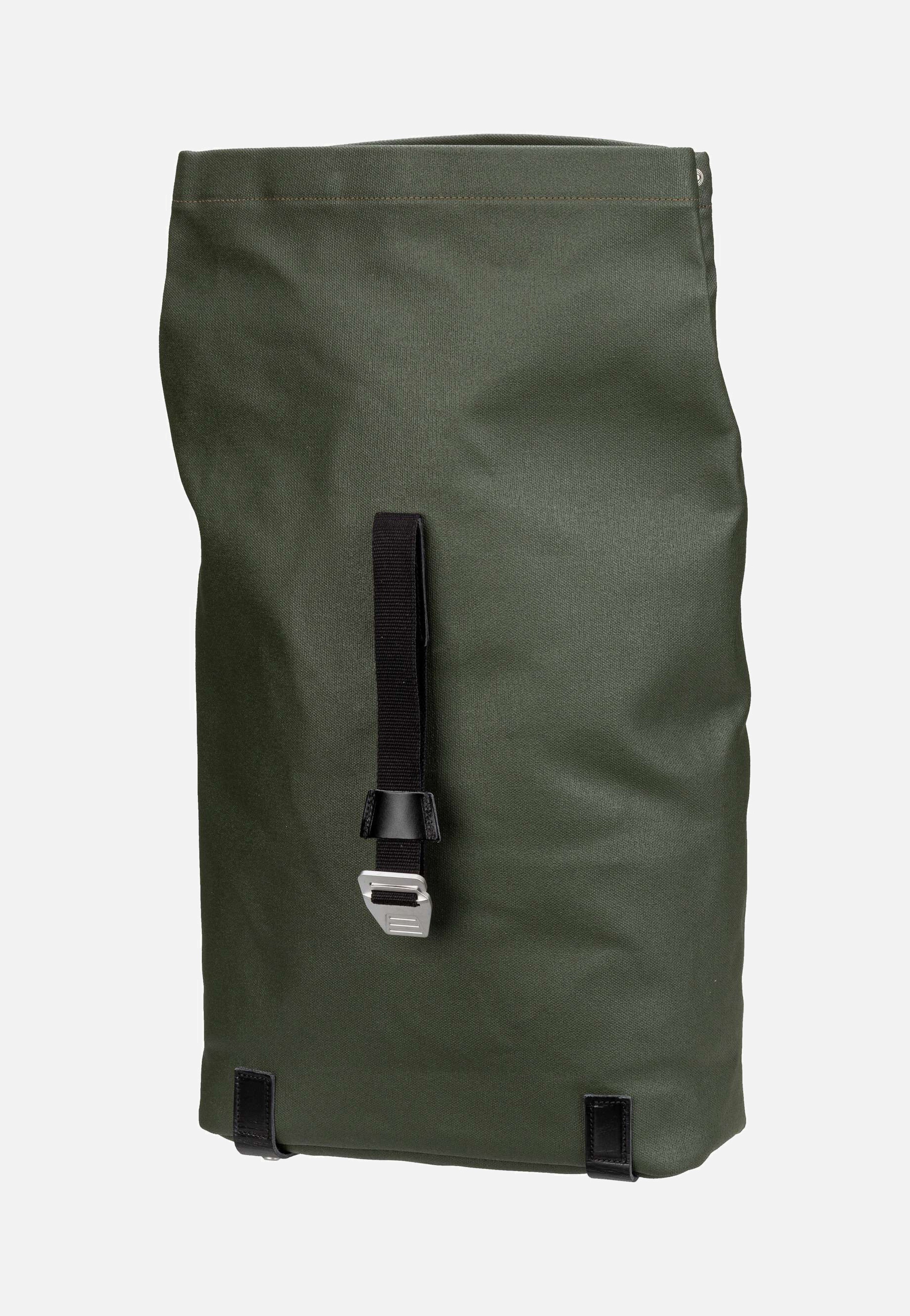 Brooks England Pickwick Cotton Canvas 26 L Forest Rolltop Rucksack