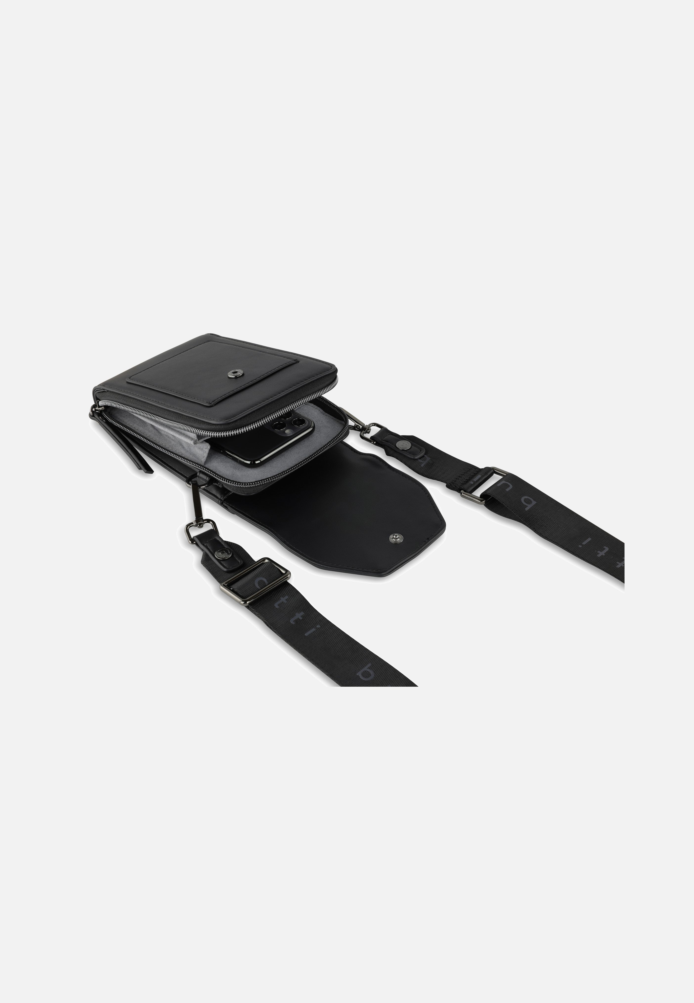 Bugatti Almata Purse Bag Schwarz Handytasche