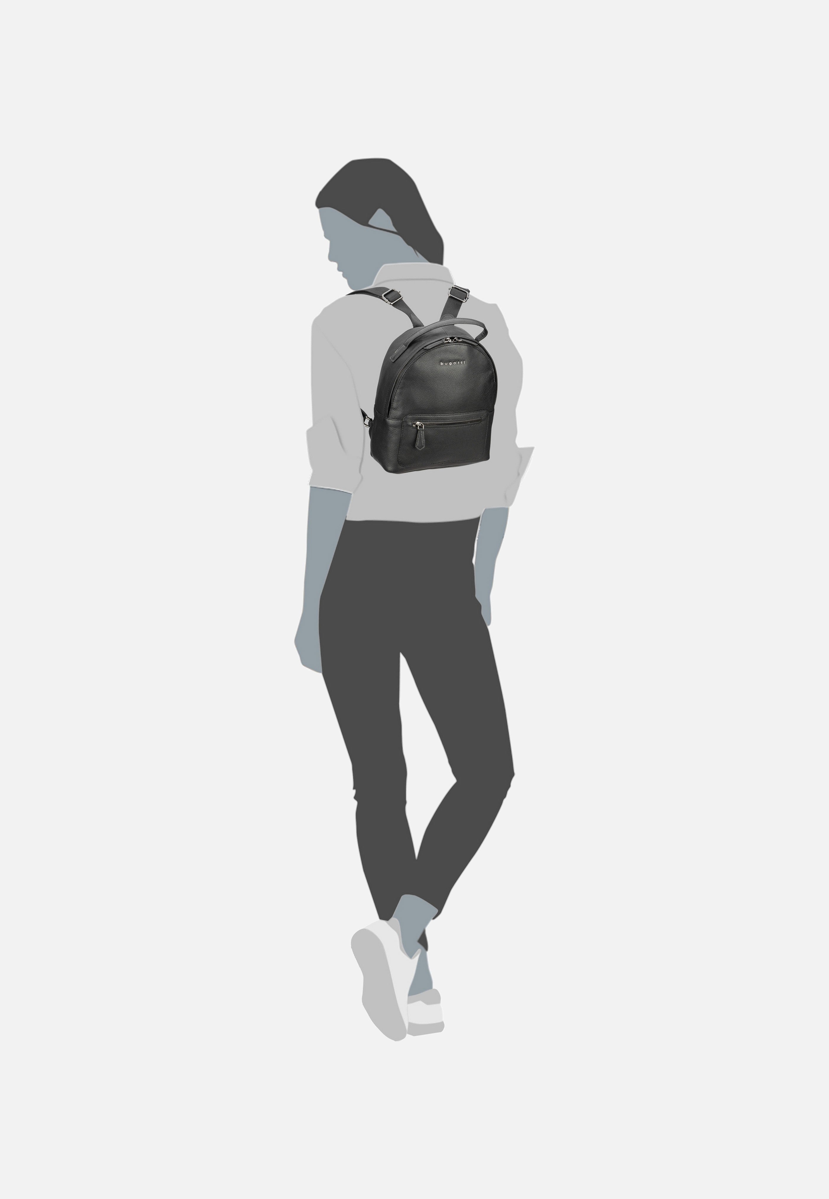 Bugatti Bella Schwarz Rucksack