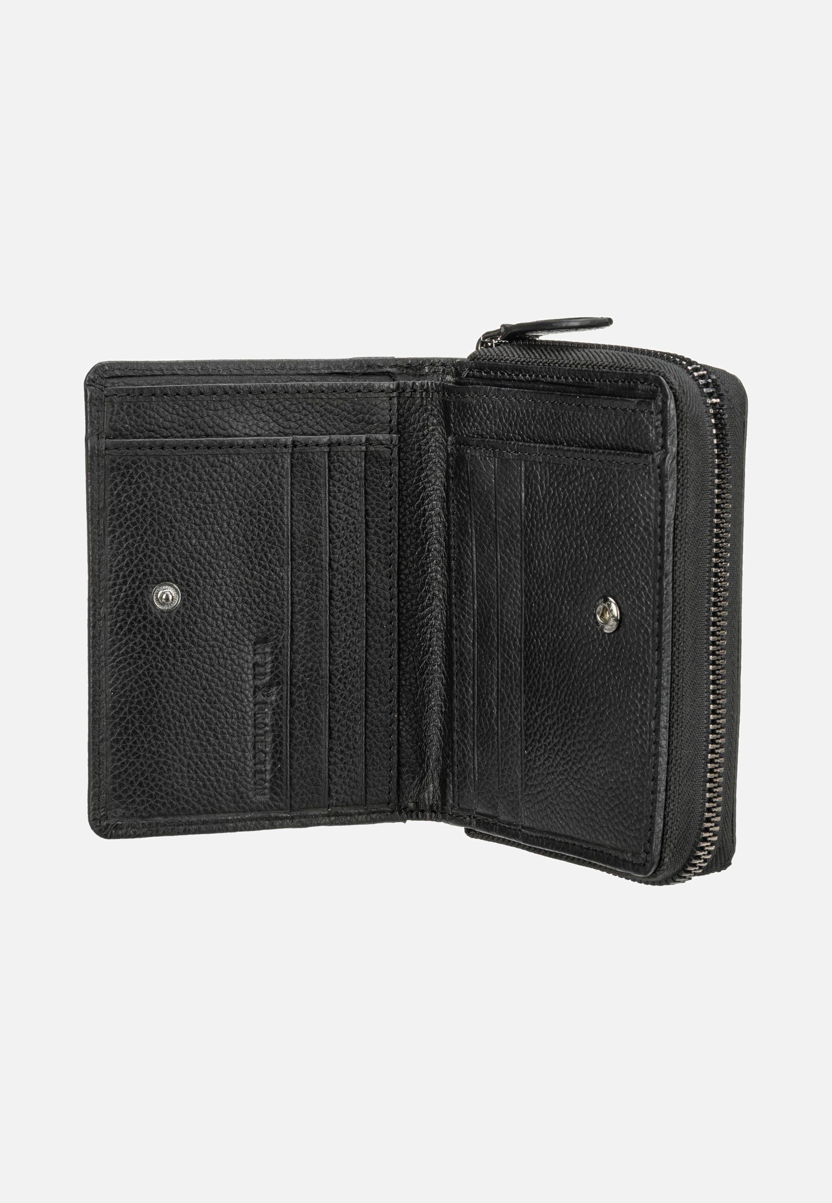 Bugatti Bella Ladies Zip Schwarz Portemonnaie