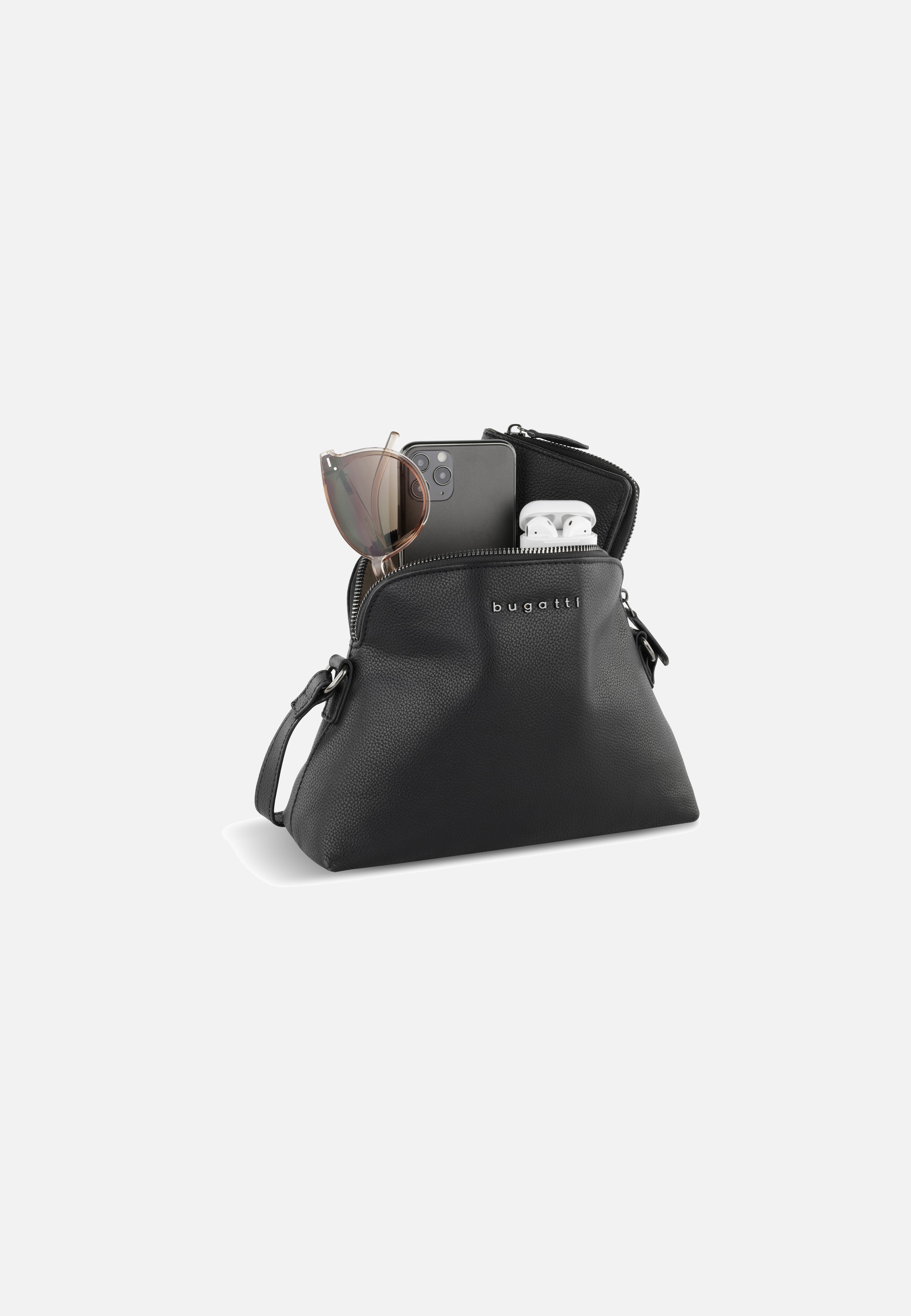 Bugatti Bella Small I Schwarz Beuteltasche