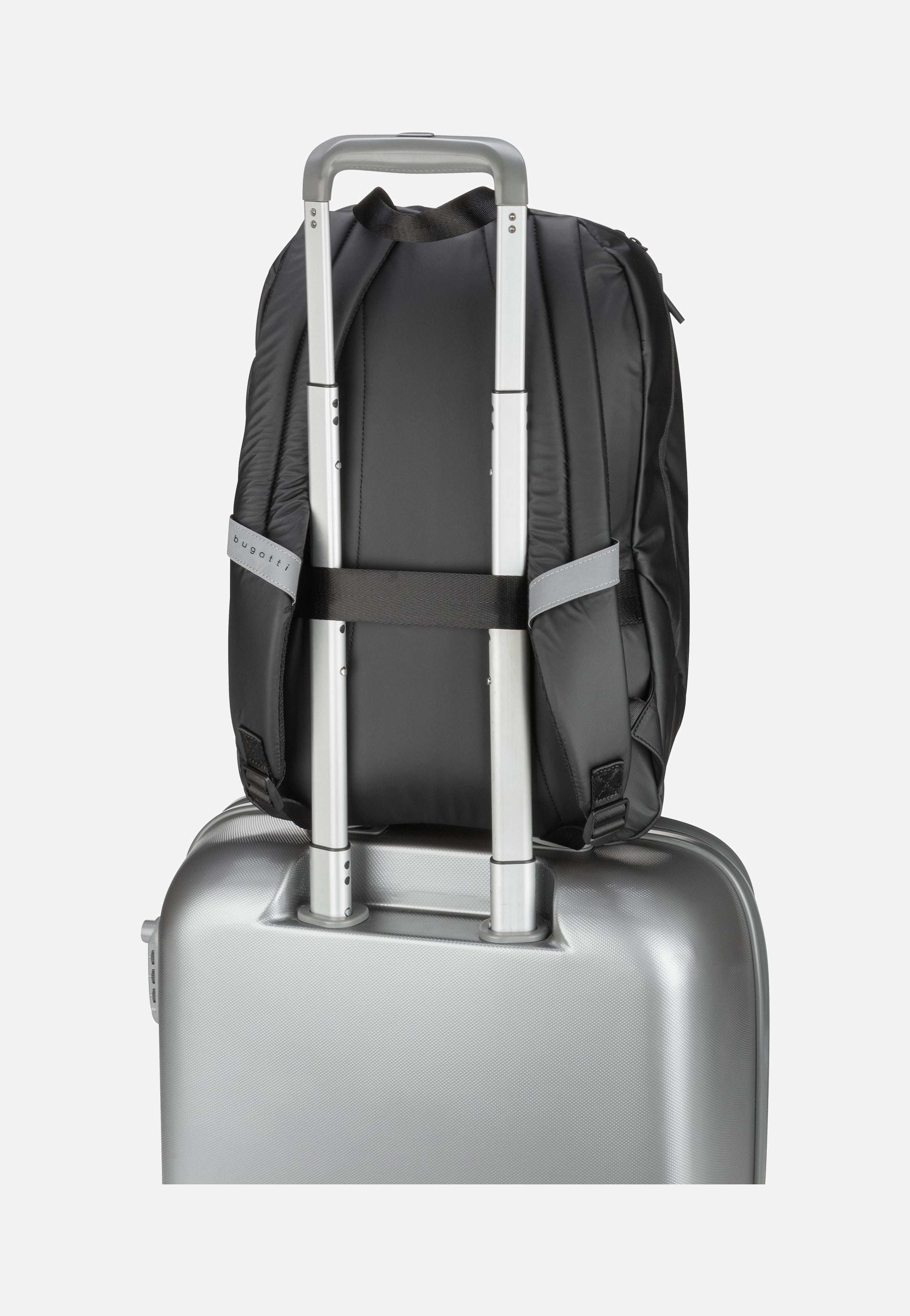Bugatti Blanc Schwarz Rucksack