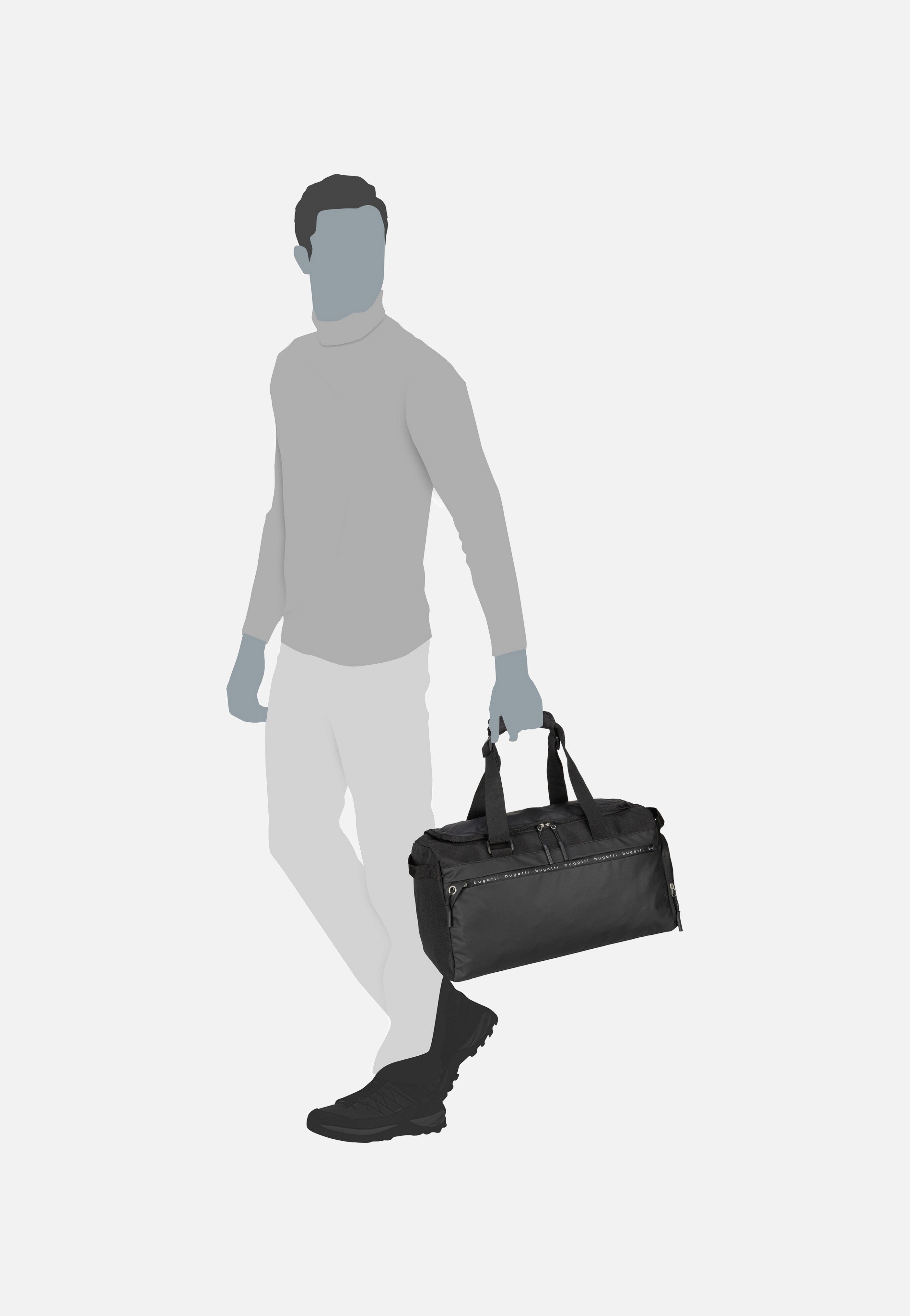 Bugatti Blanc DeLight Sportsbag Schwarz Dufflebag