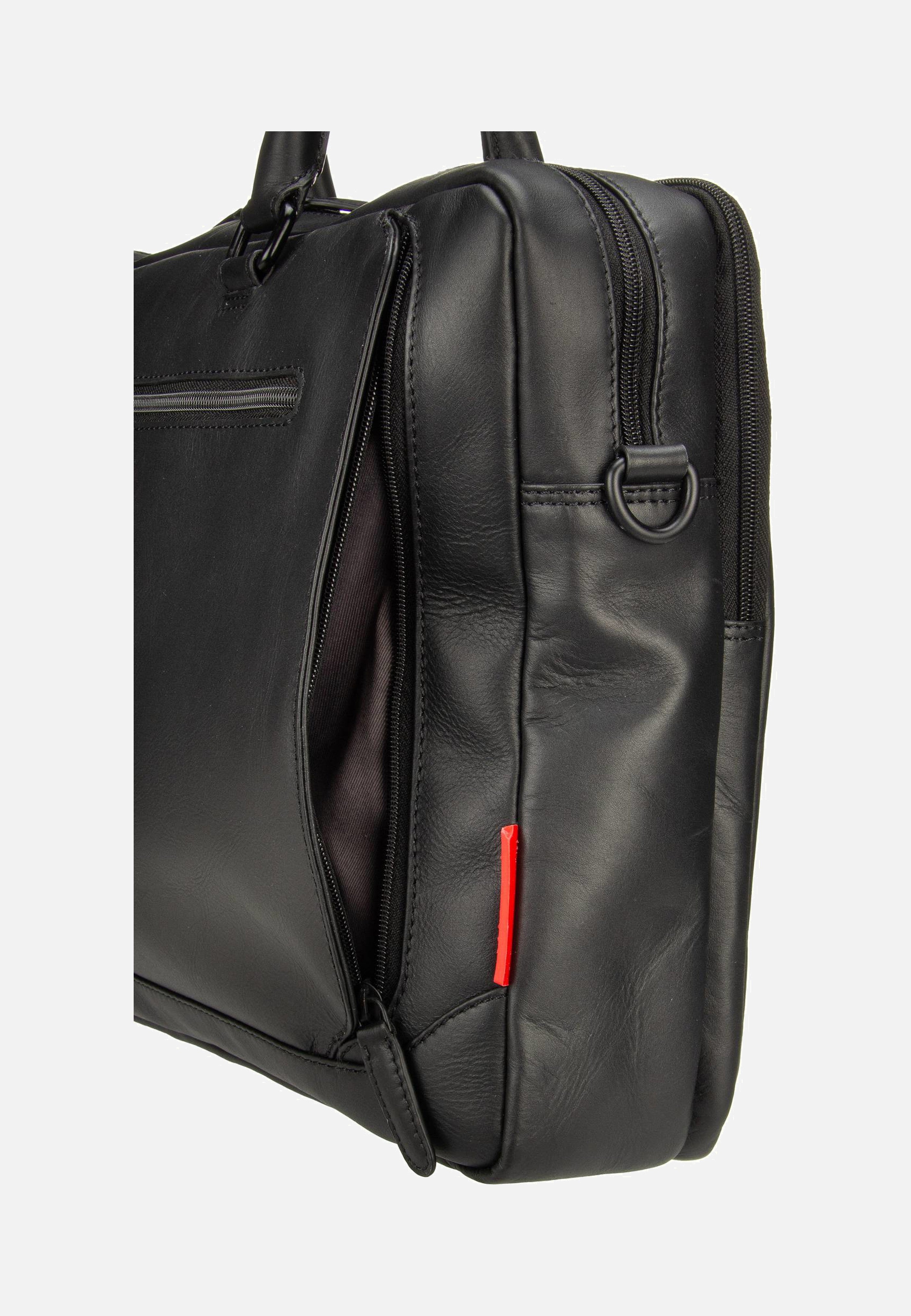 Bugatti Clark Schwarz Aktentasche