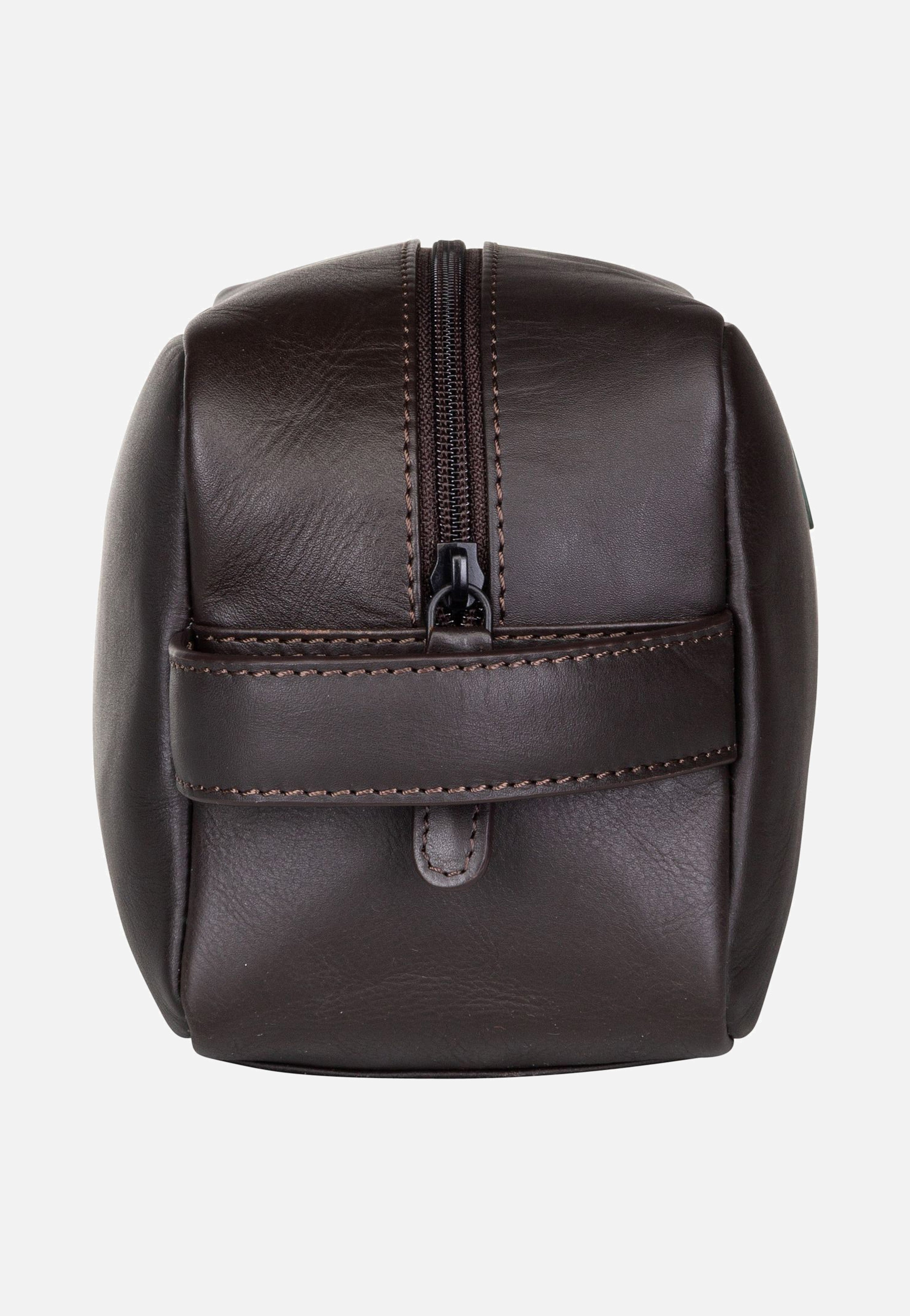 Bugatti Clark Washbag Braun Kulturbeutel