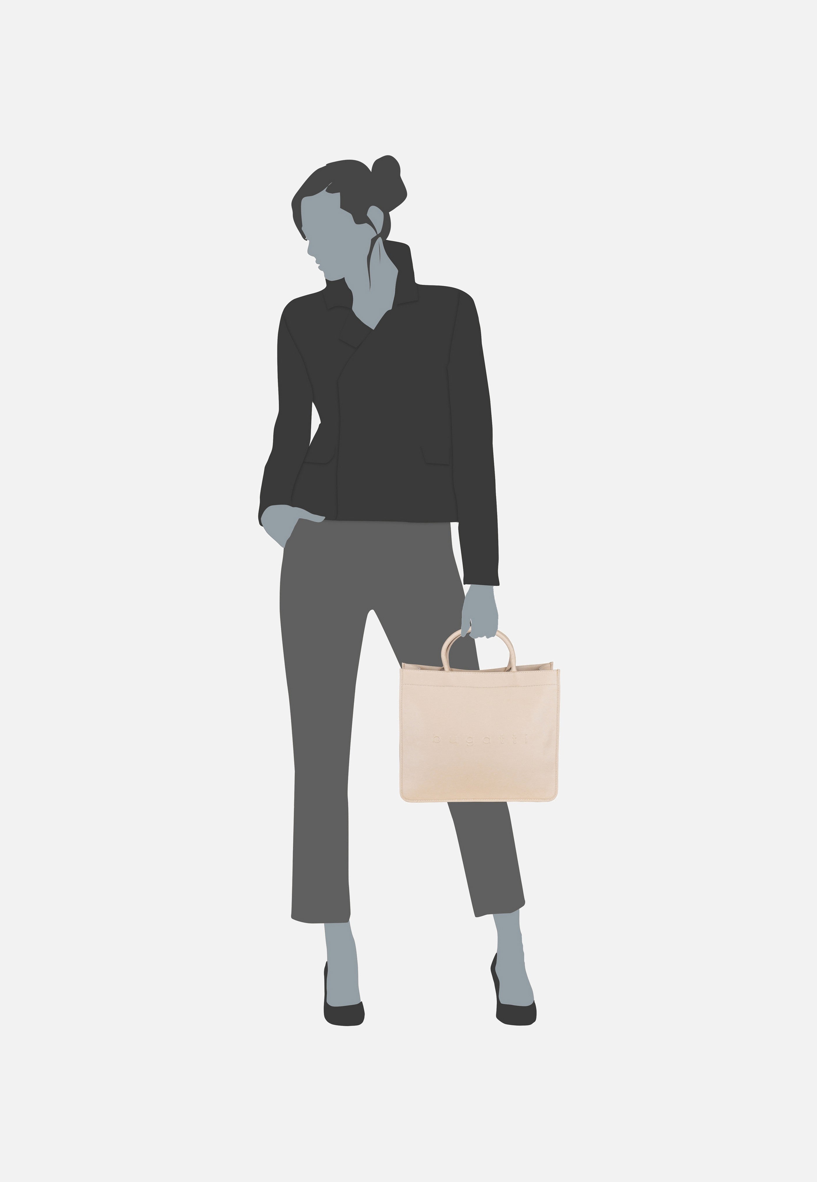 Bugatti Daphne Beige Tote Bag