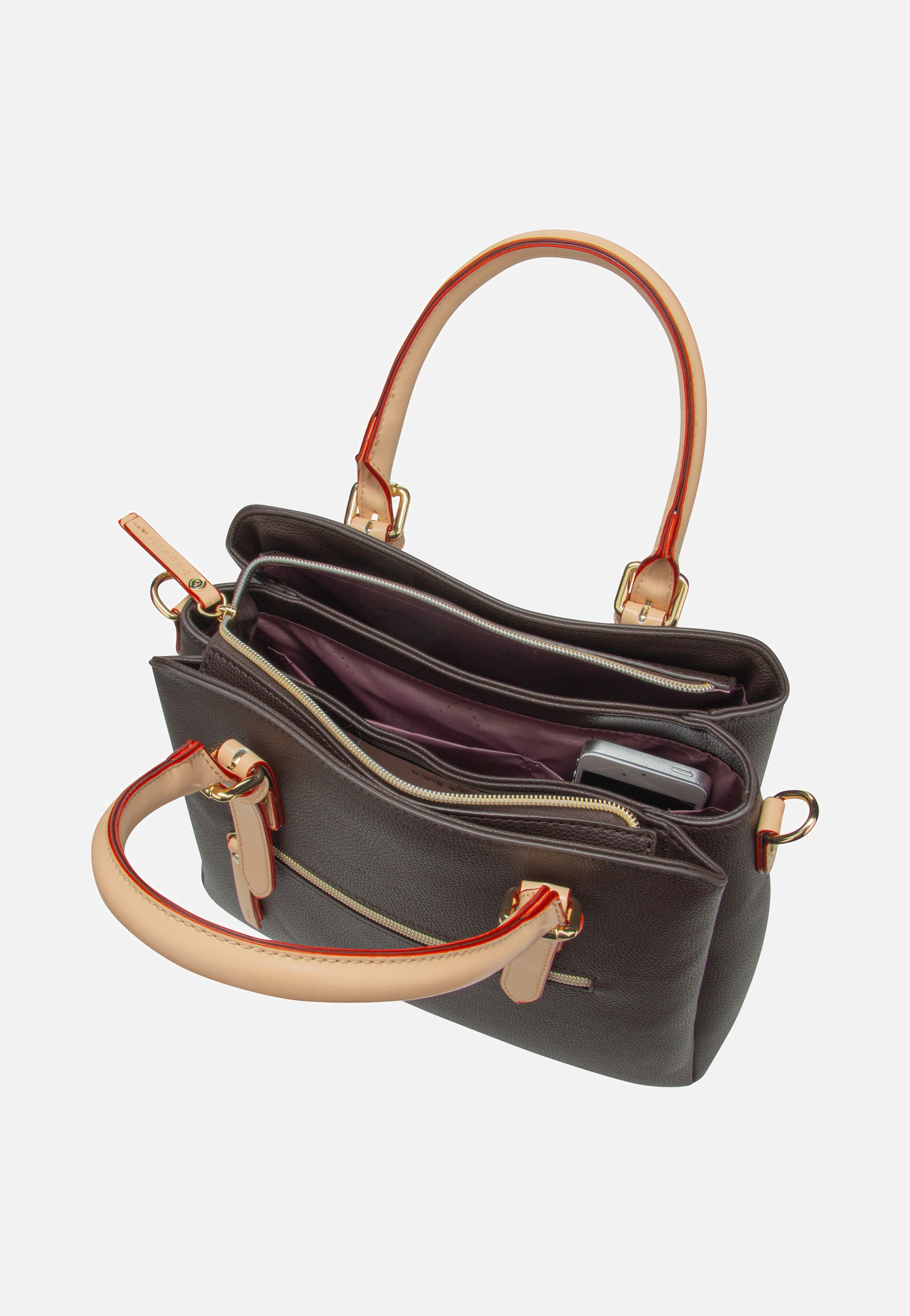 Bugatti Ella Bowling Bag M Dunkelbraun Bowling Bag