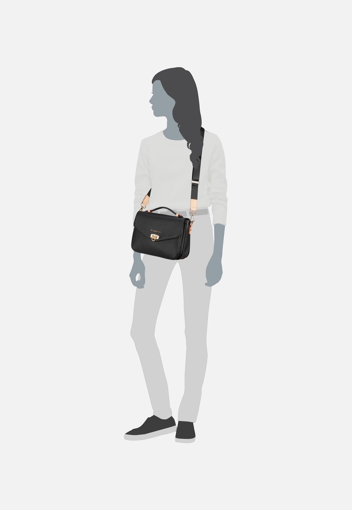 Bugatti Ella Classic Bag Schwarz Crossbody Bag
