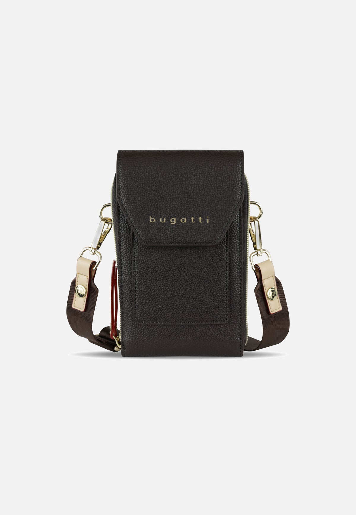 Bugatti Ella Purse Bag Dunkelbraun Umhängetasche