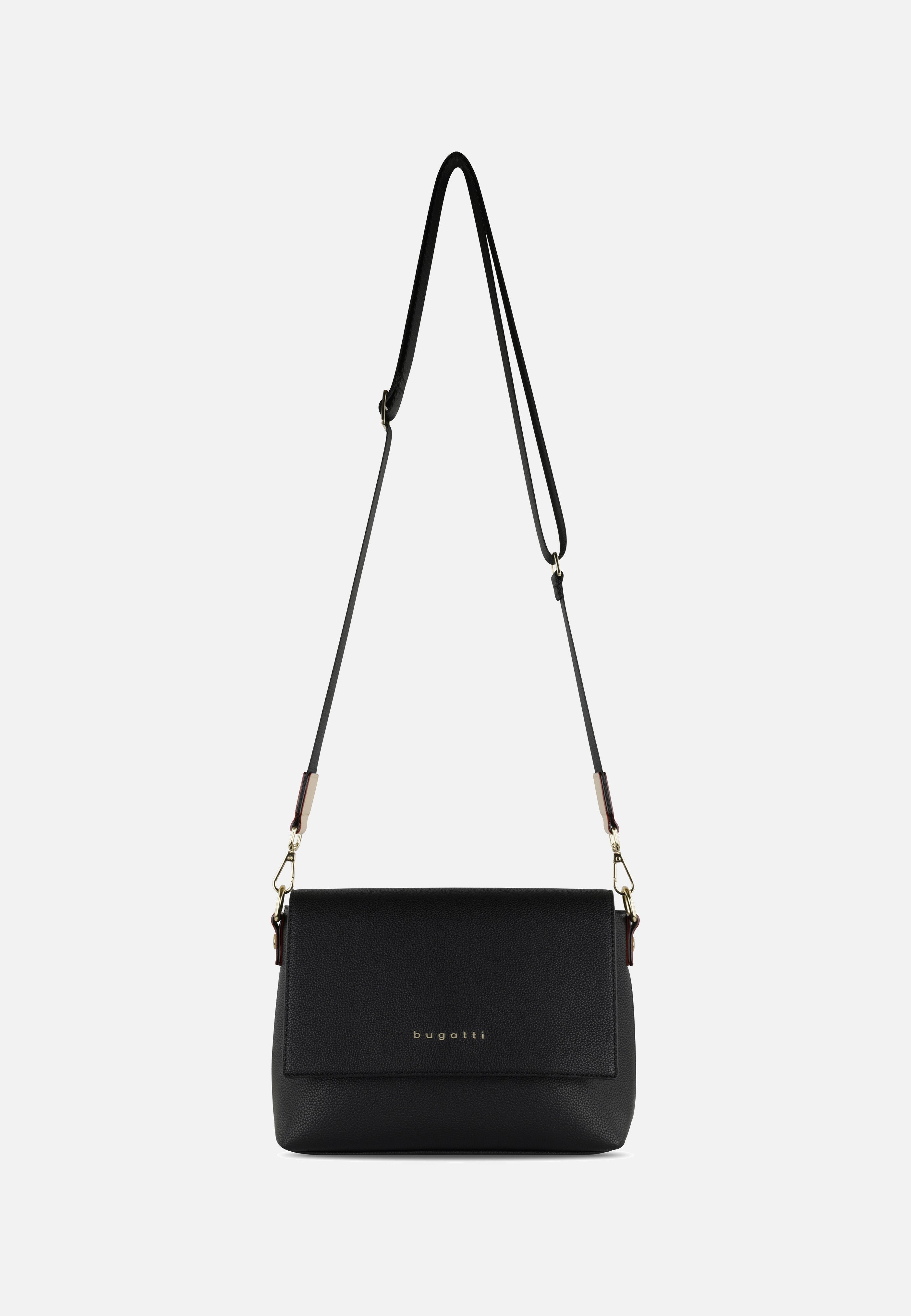 Bugatti Ella Shoulder Bag Schwarz Umhängetasche