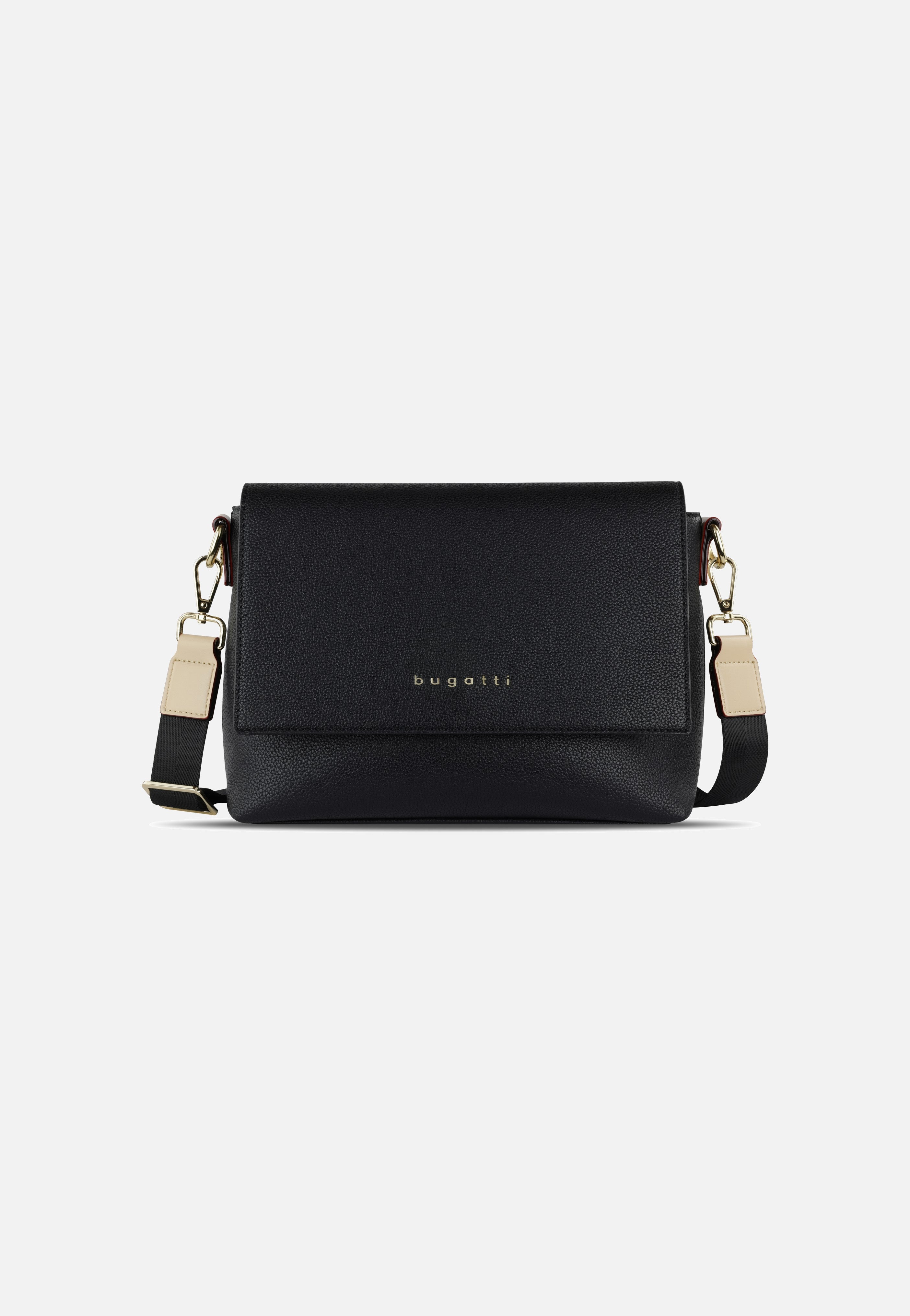 Bugatti Ella Shoulder Bag Schwarz Umhängetasche