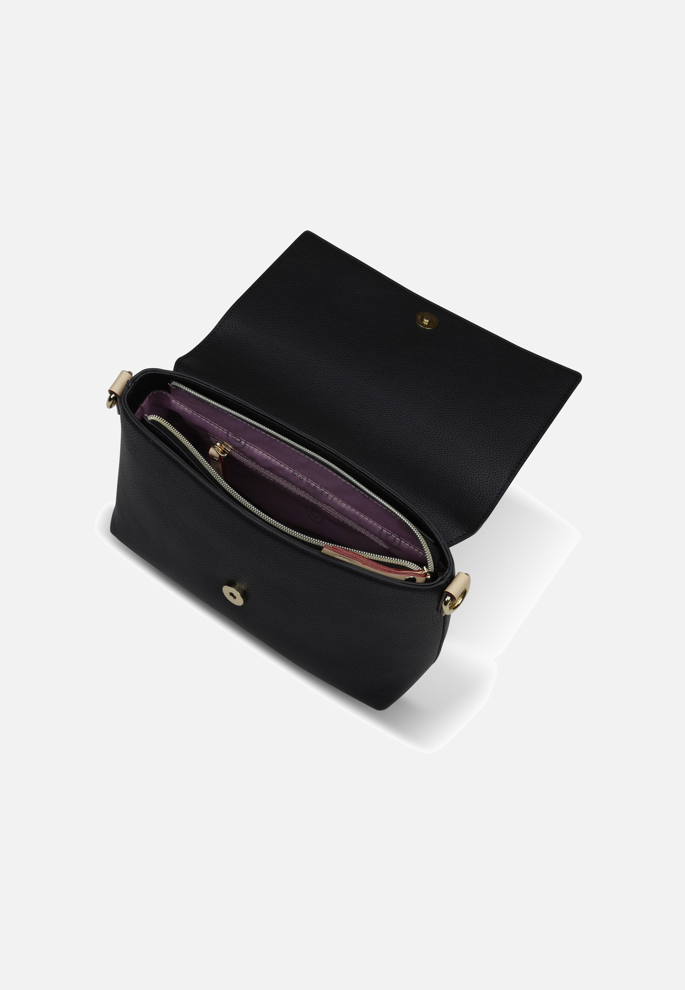 Bugatti Ella Shoulder Bag Schwarz Umhängetasche