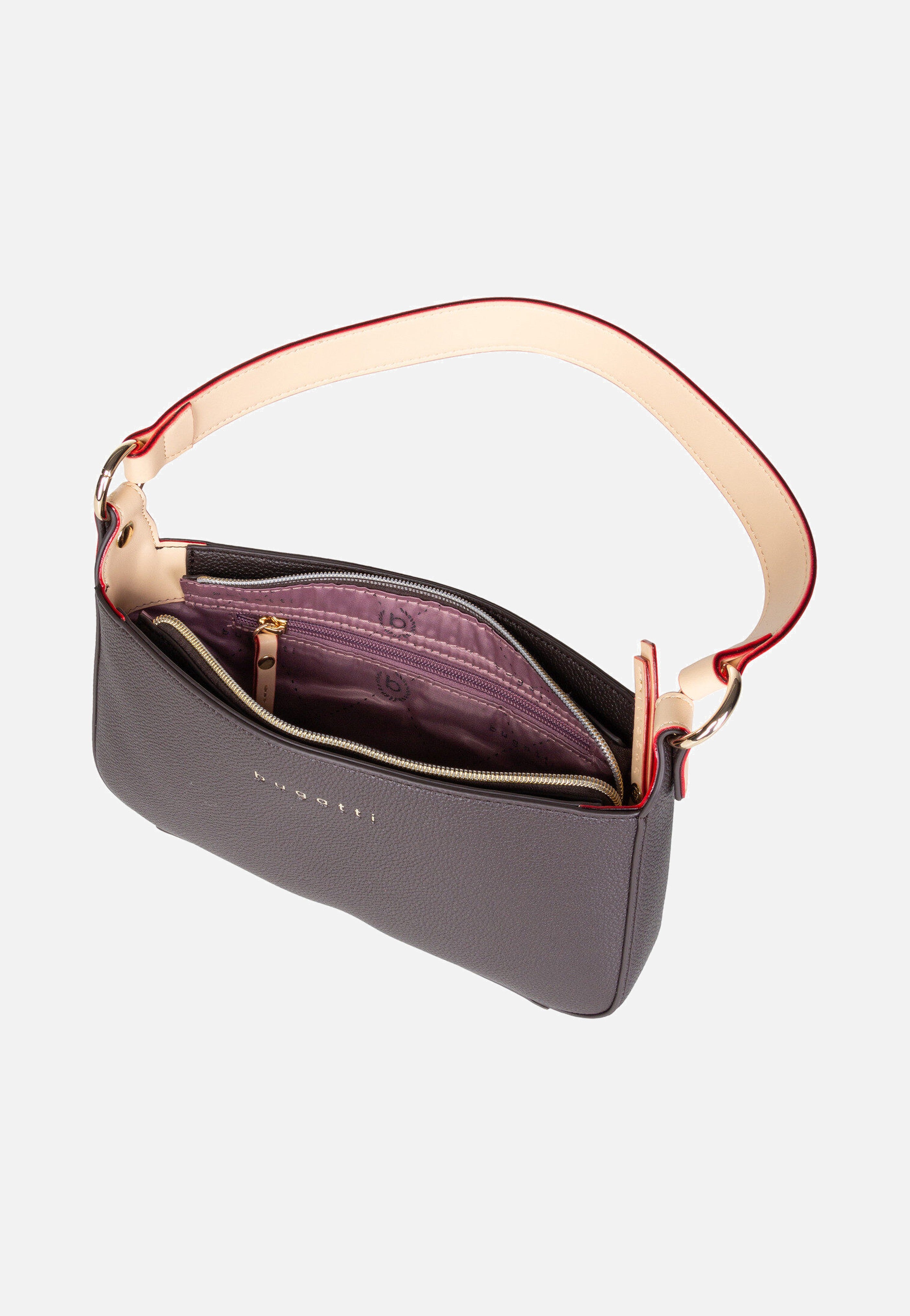 Bugatti Ella Small 6642 Dunkelbraun Schultertasche