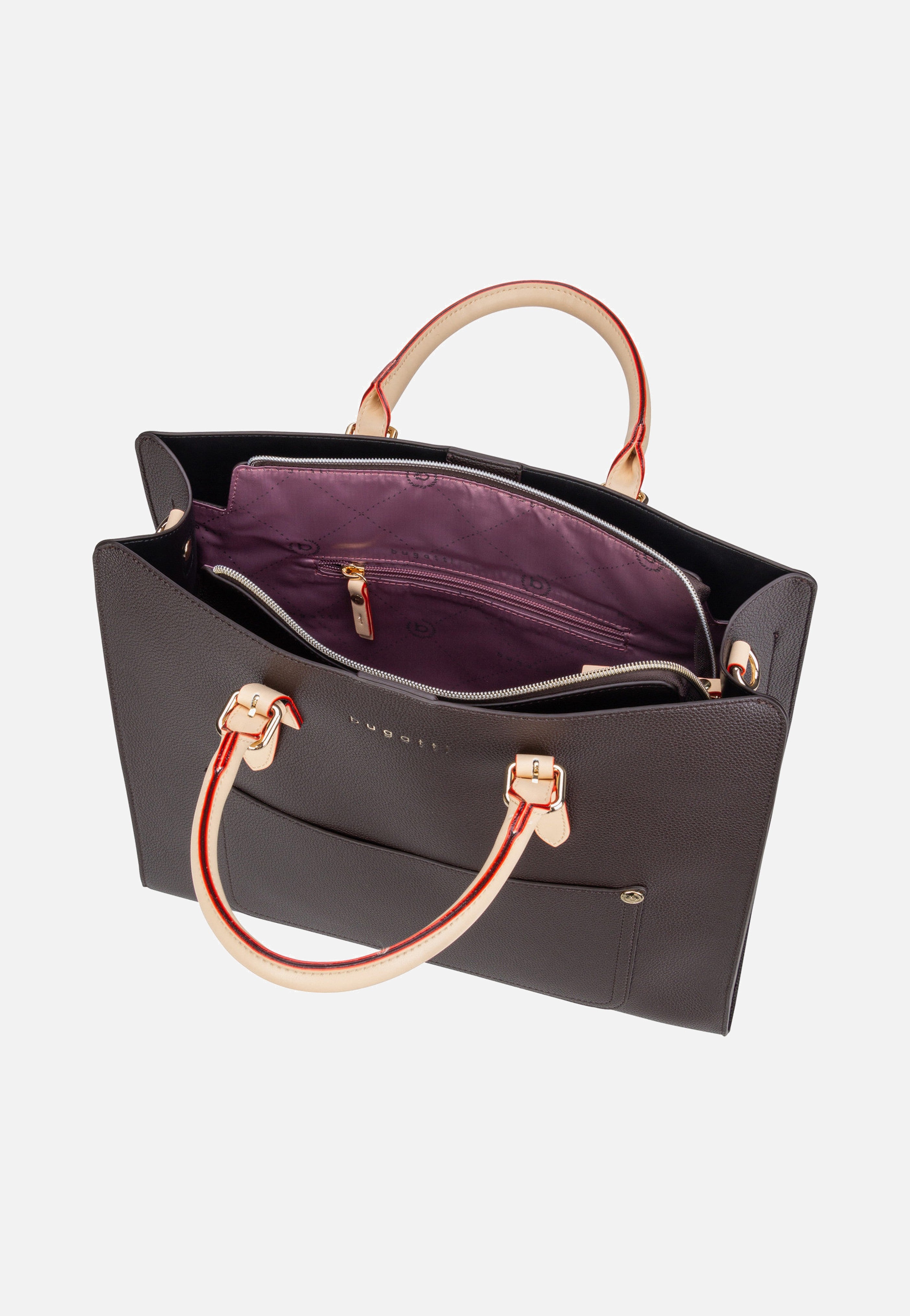 Bugatti Ella Top Handle L Dunkelbraun Tote Bag