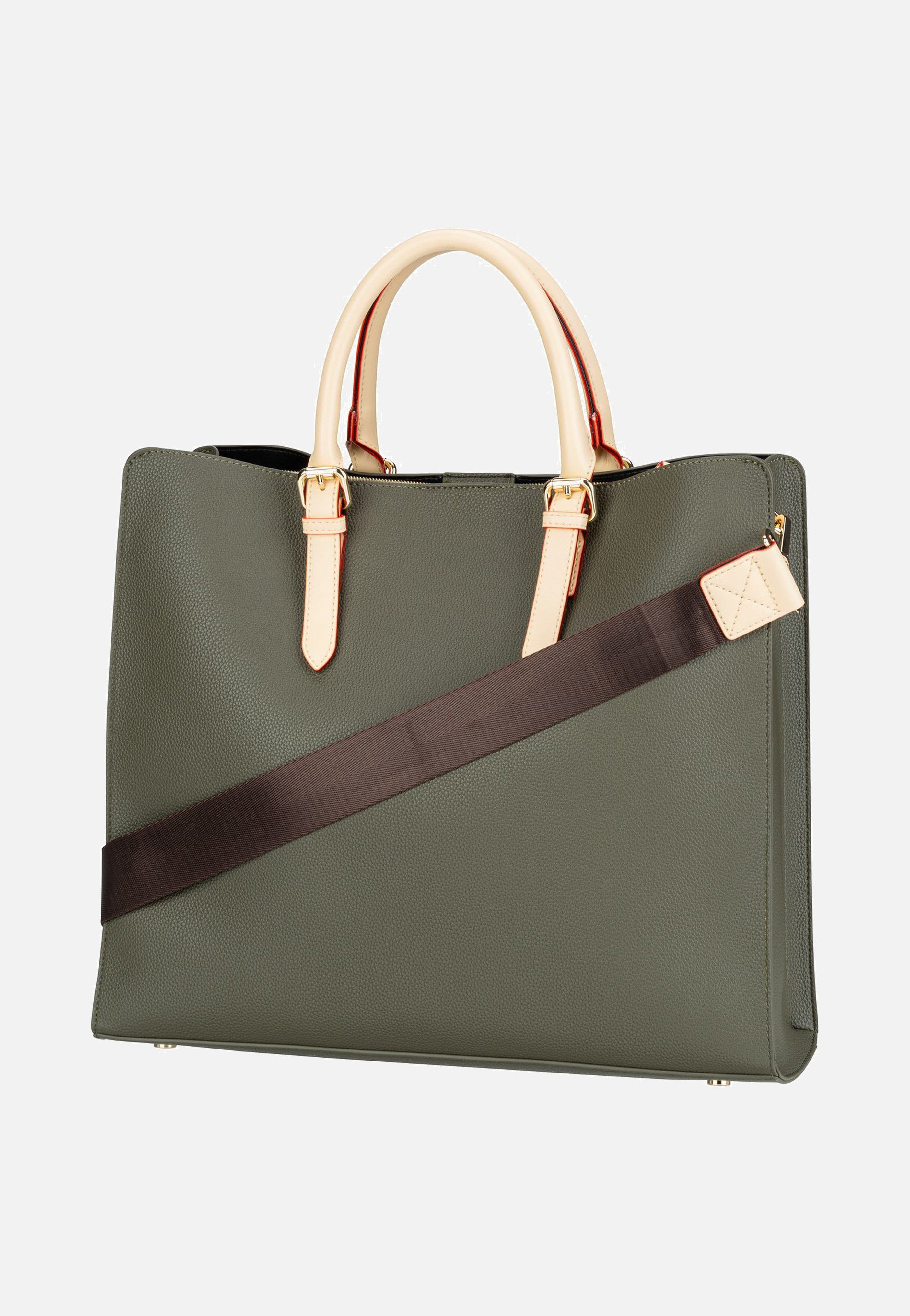 Bugatti Ella Top Handle L Olive Tote Bag