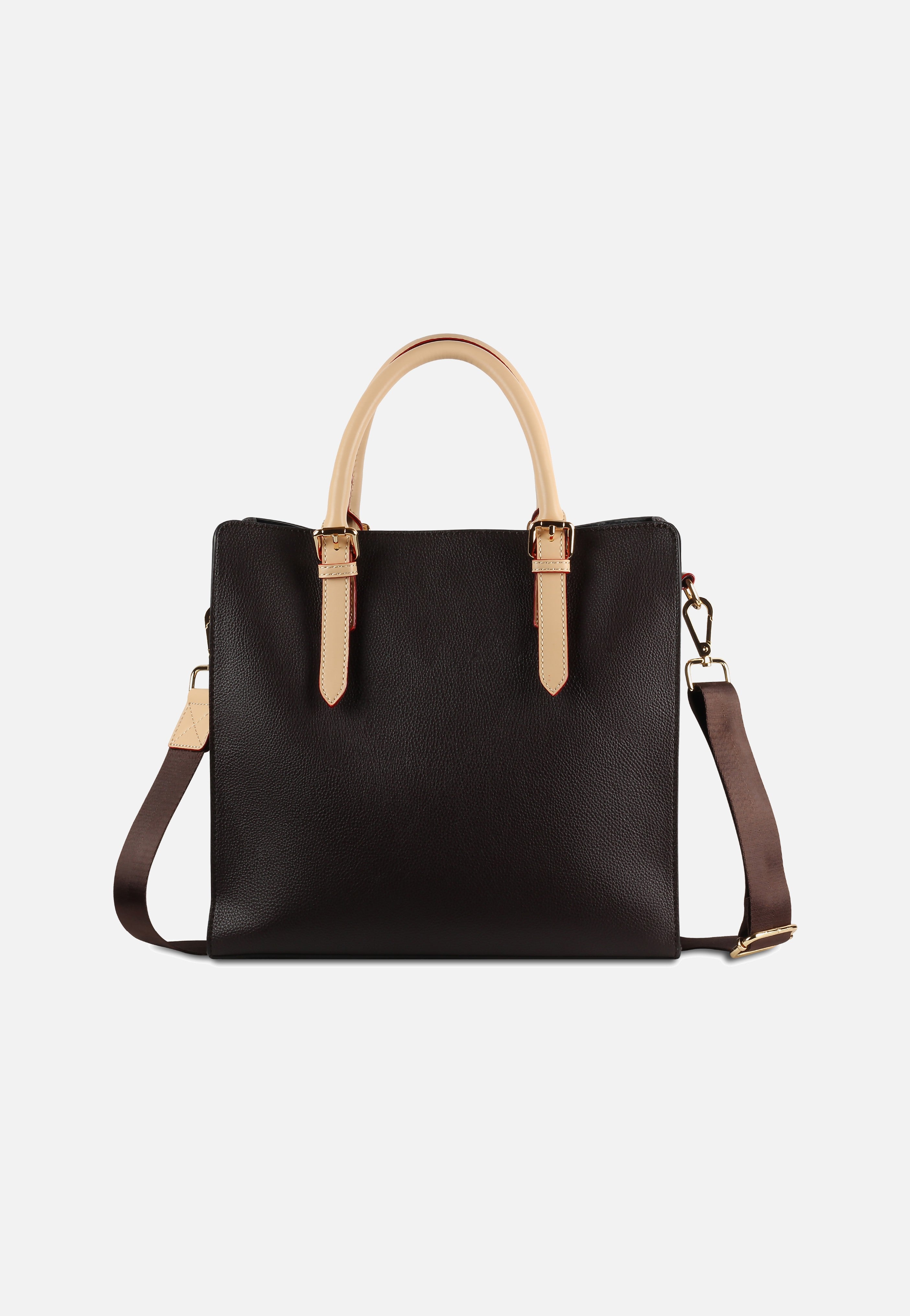 Bugatti Ella Top Handle Large Dunkelbraun Tote Bag