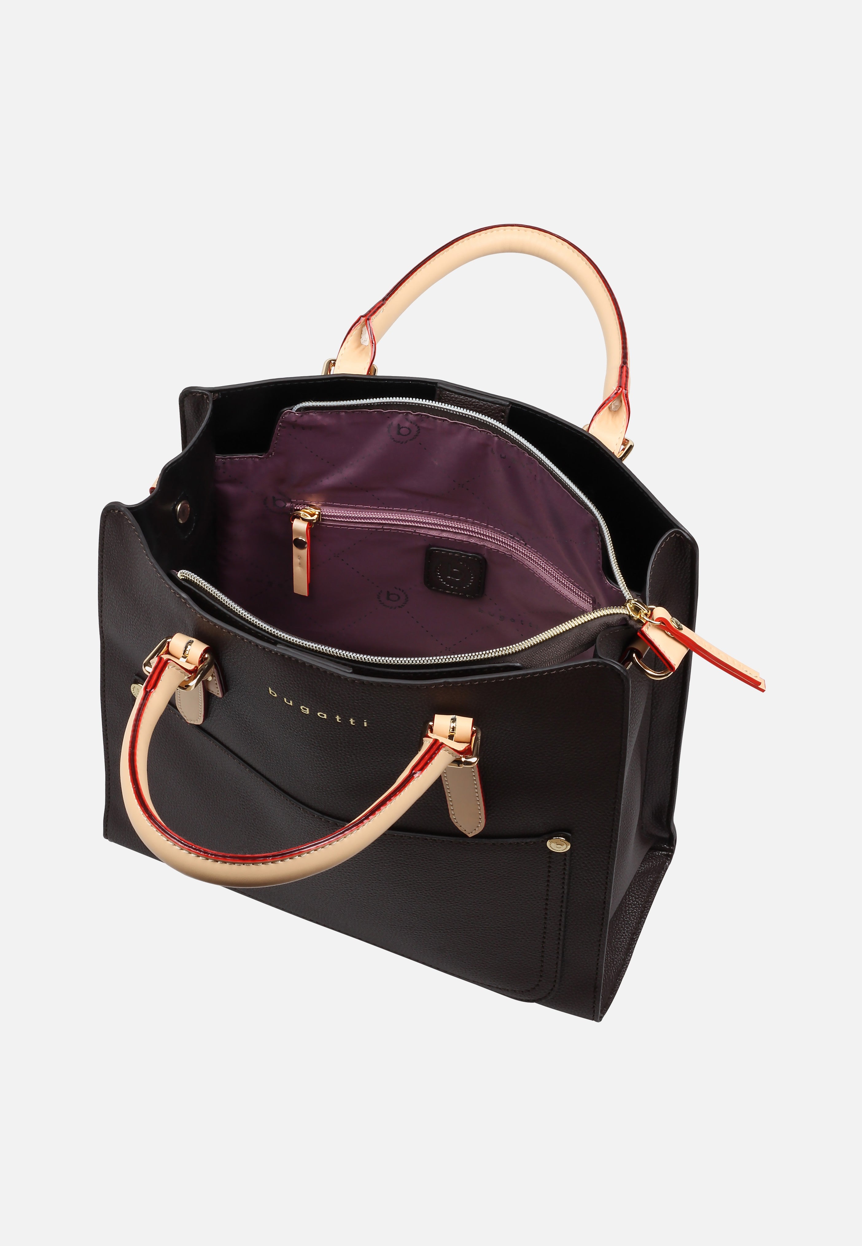 Bugatti Ella Top Handle Large Dunkelbraun Tote Bag