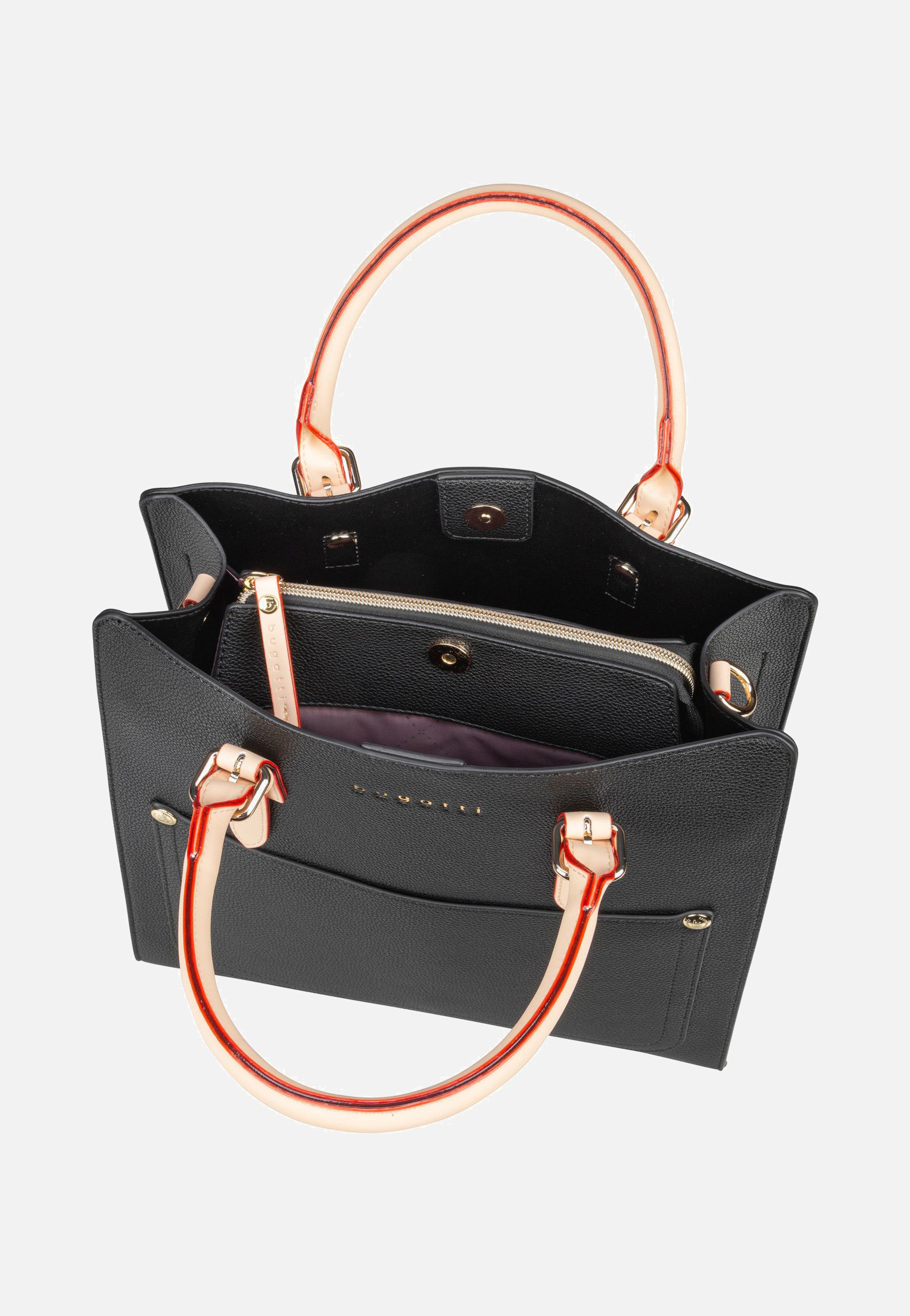 Bugatti Ella Top Handle Large Dunkelbraun Tote Bag