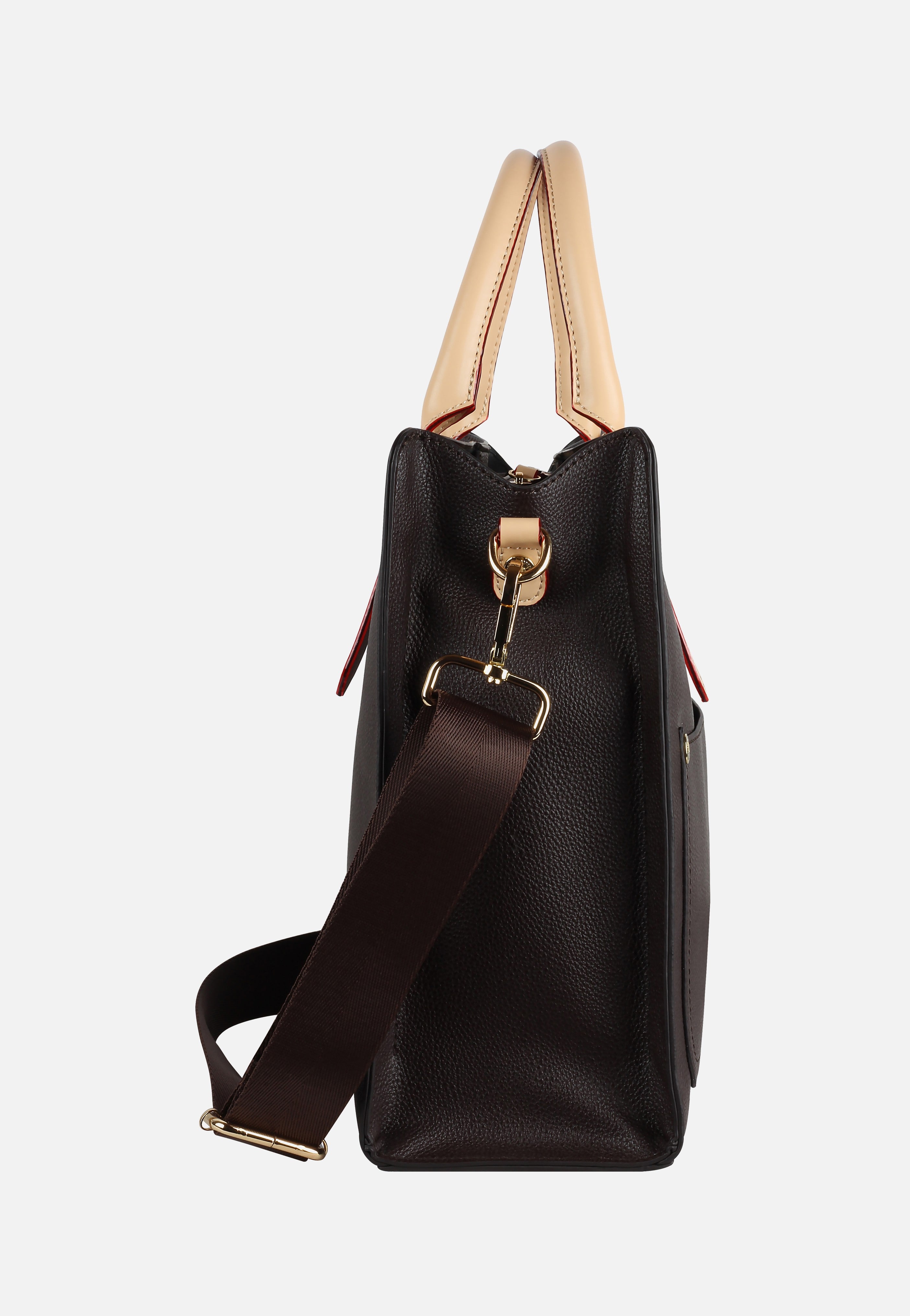 Bugatti Ella Top Handle Large Dunkelbraun Tote Bag