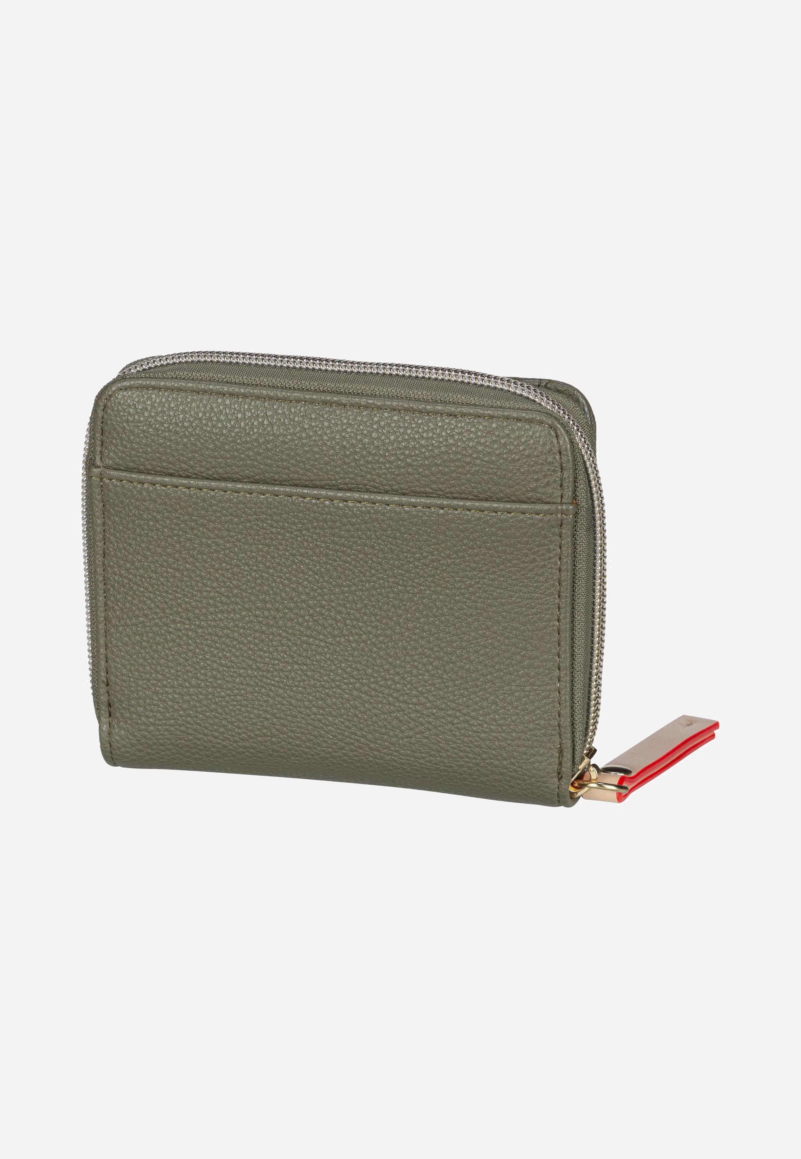 Bugatti Ella Zipped Ladies Purse Olive Portemonnaie