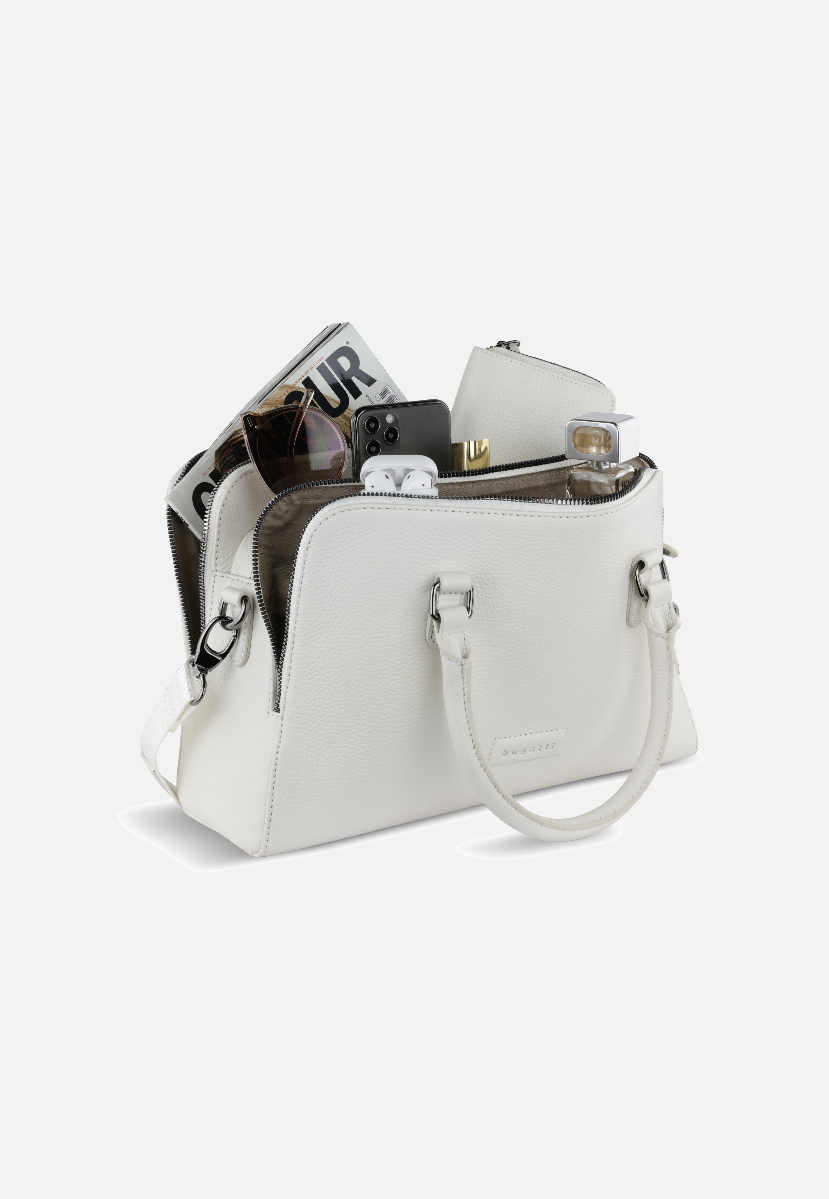 Bugatti Elsa Ladies Bag I Weiß Satchel