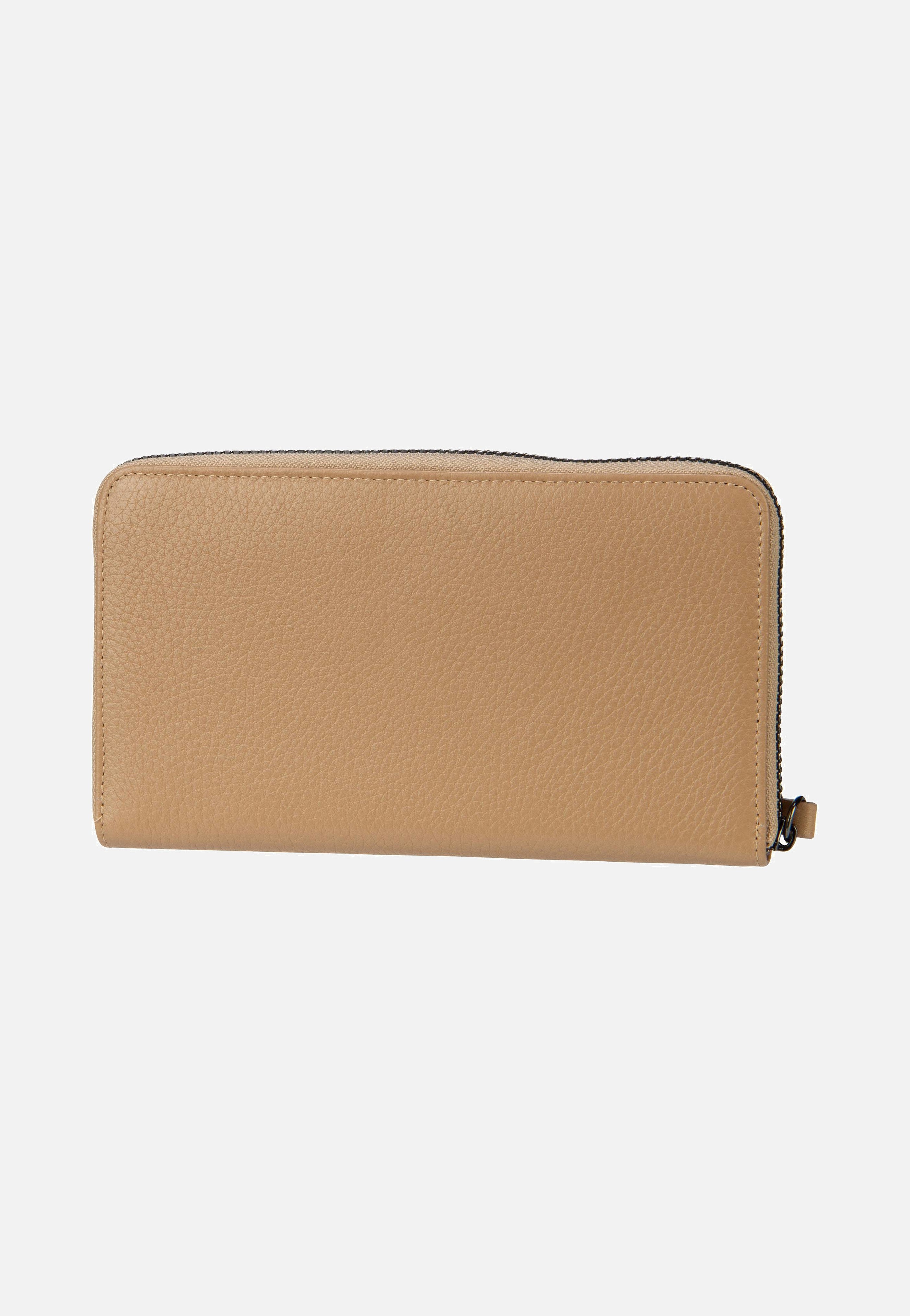 Bugatti Elsa Long Ladies Zip Key Sand Portemonnaie