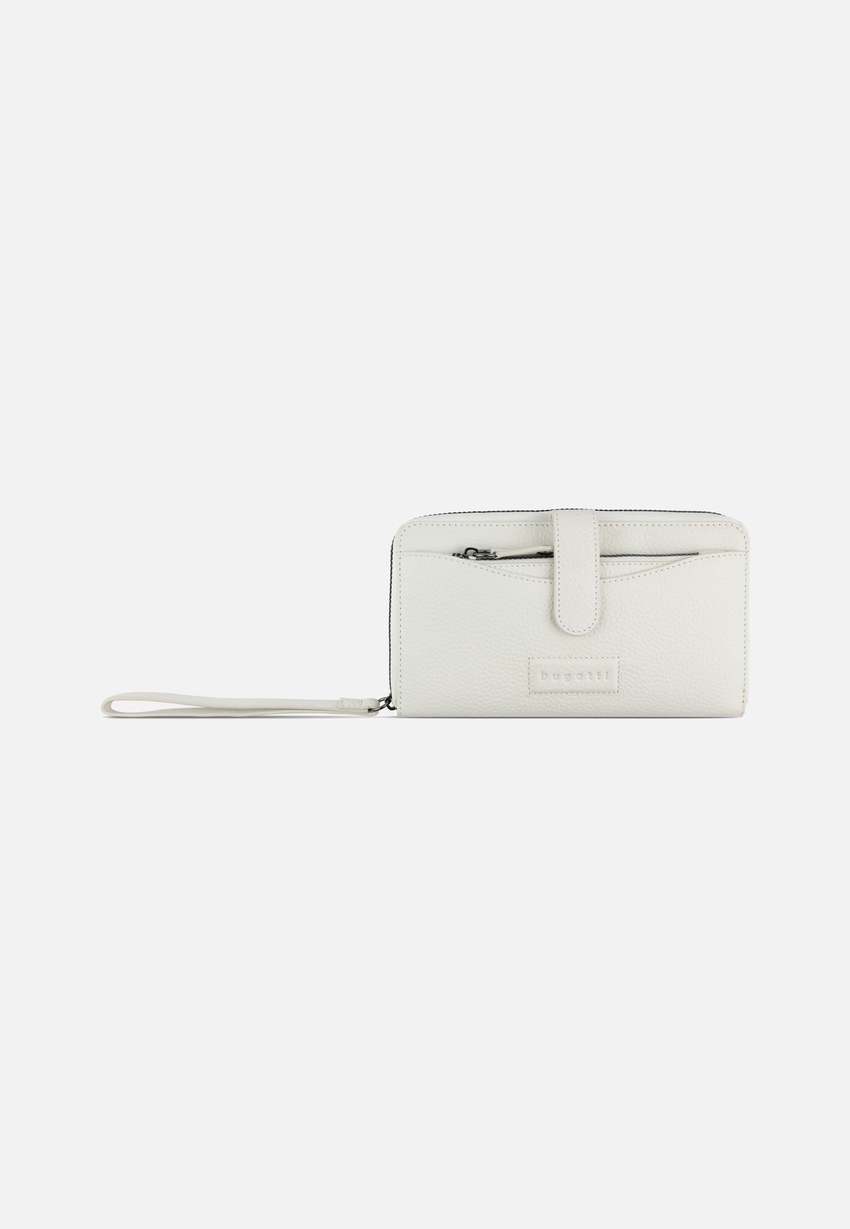 Bugatti Elsa Long Ladies Zip Key Weiß Portemonnaie