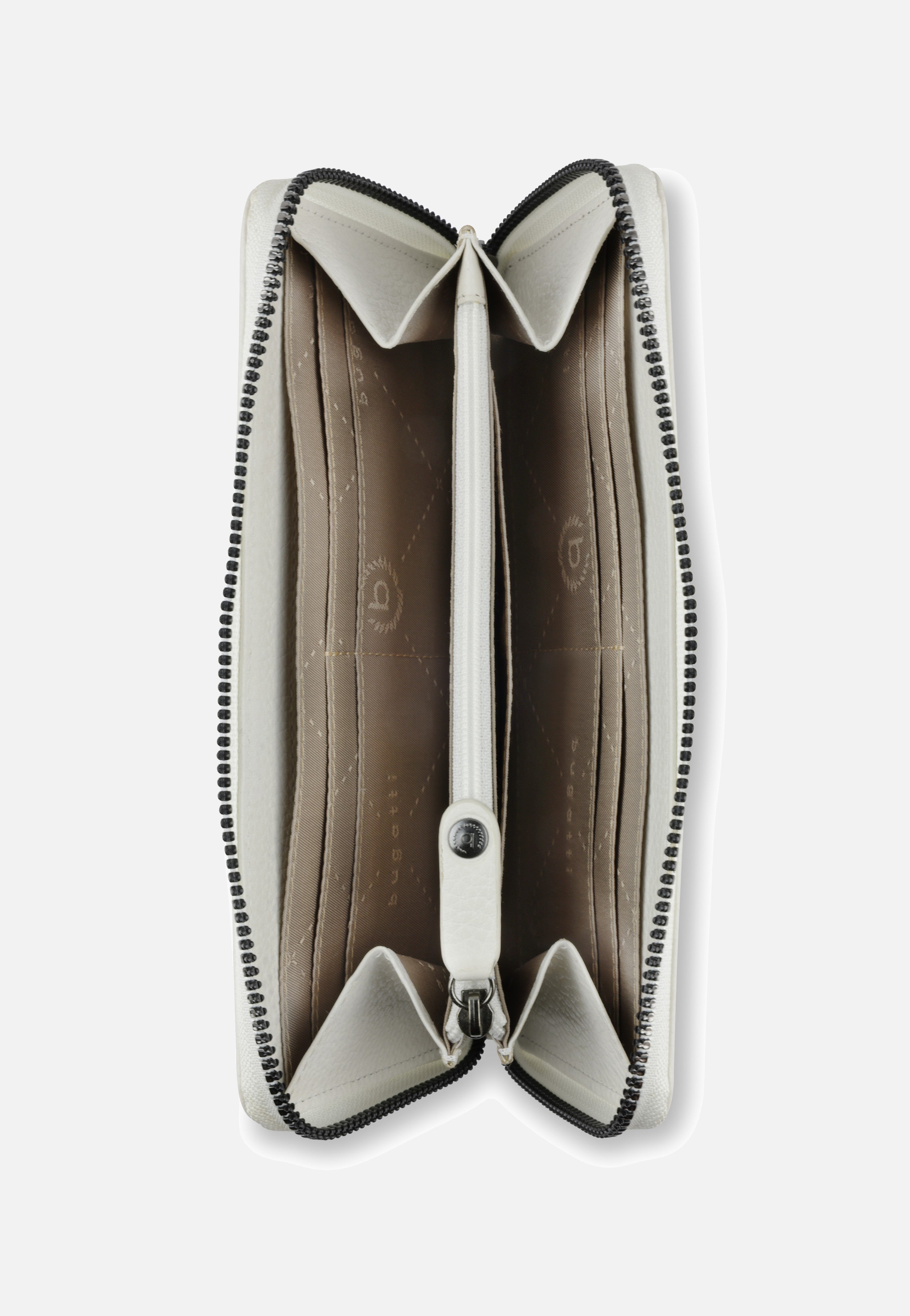 Bugatti Elsa Long Ladies Zip Weiß Portemonnaie