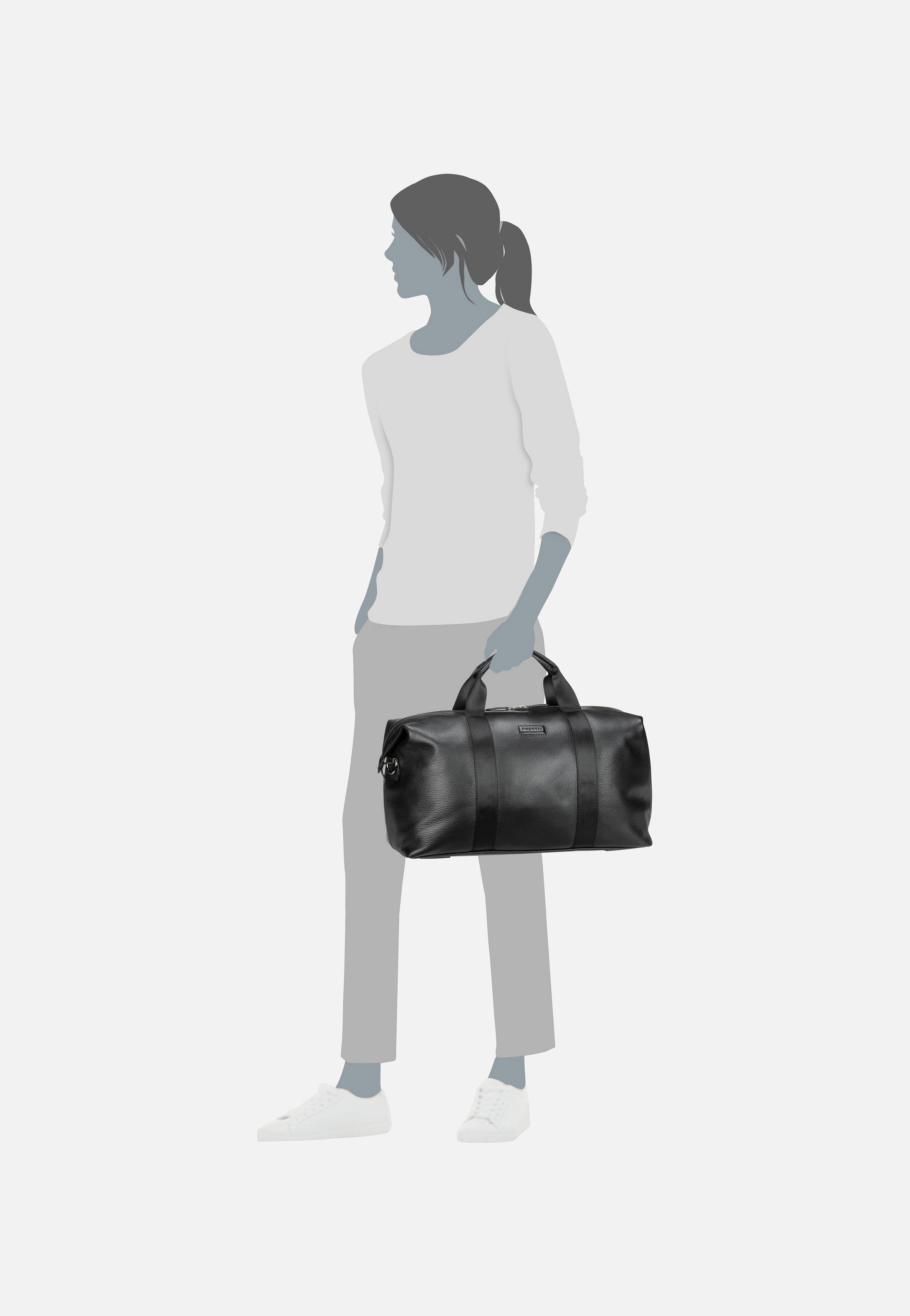 Bugatti Elsa Schwarz Weekender