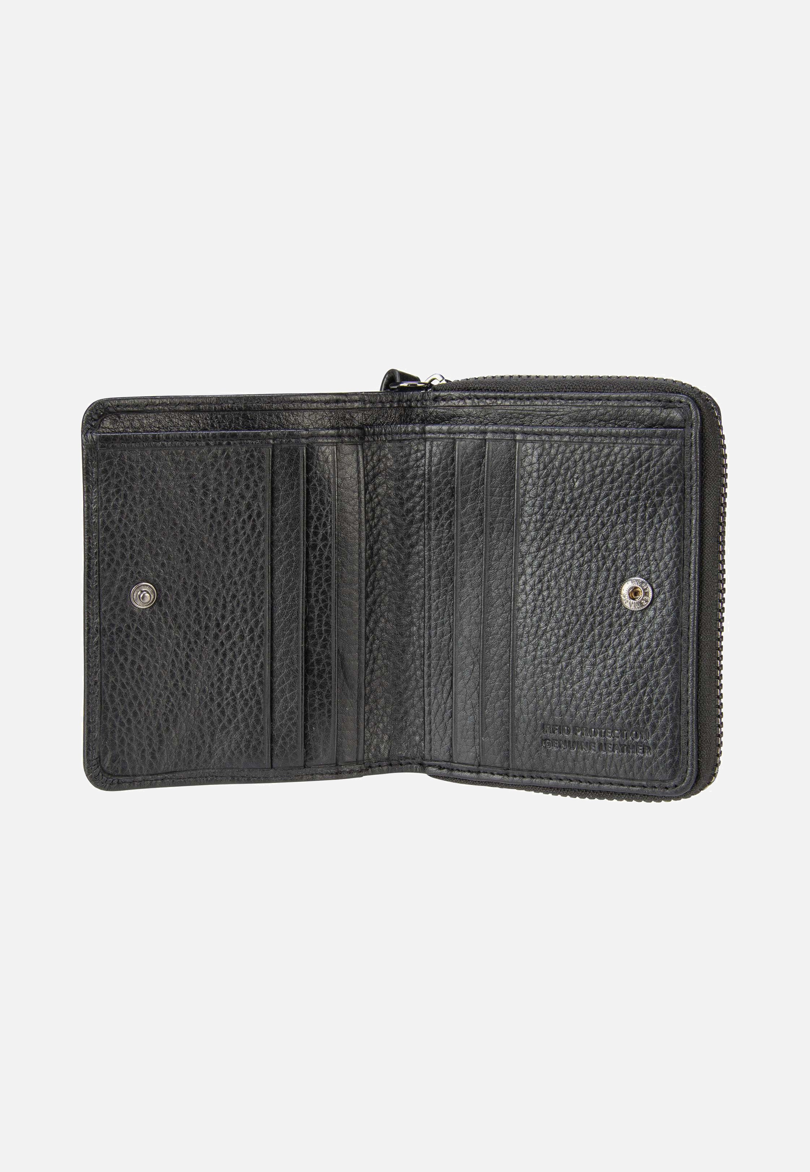 Bugatti Elsa Zip Ladies I Schwarz Portemonnaie