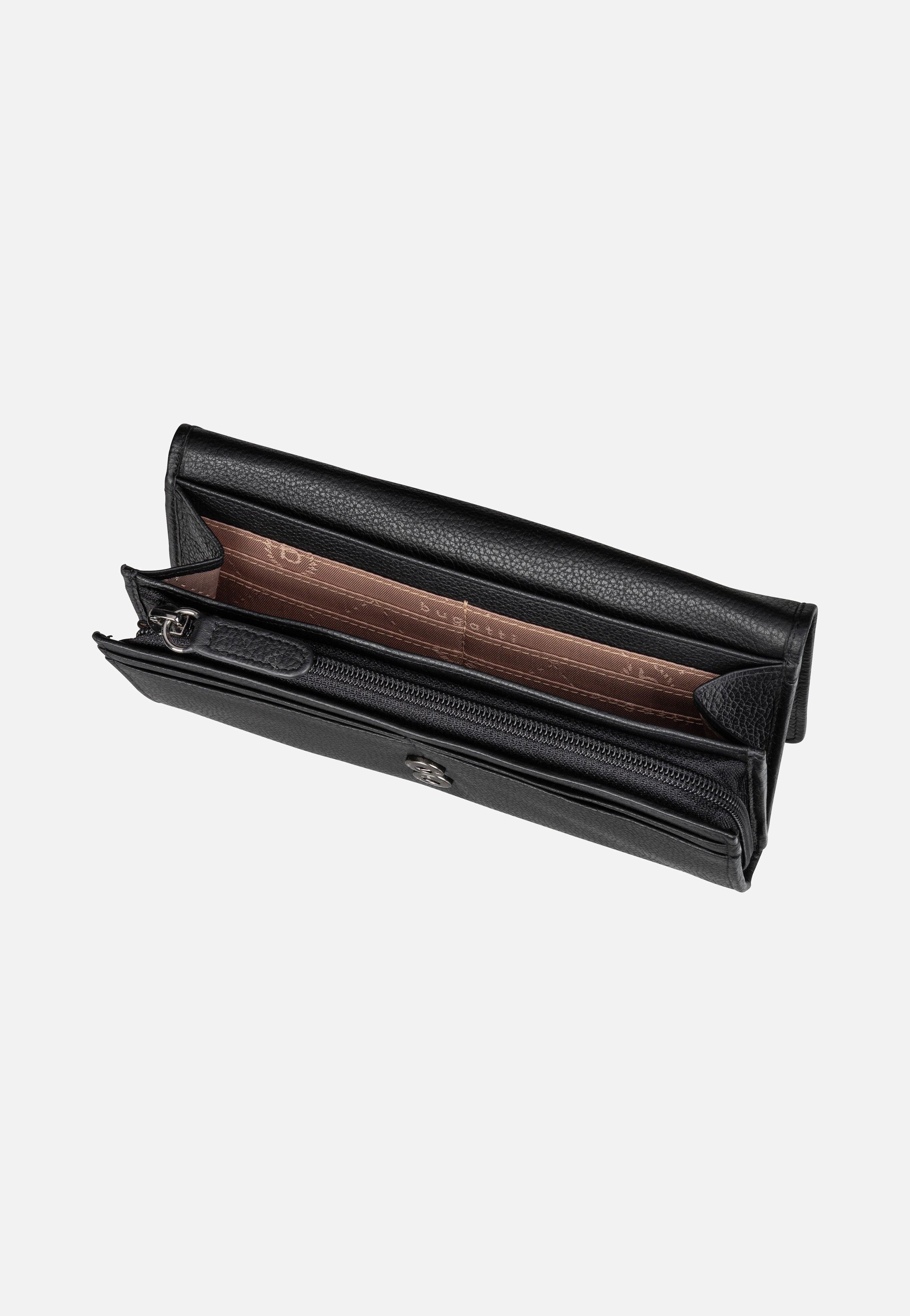 Bugatti Mira Long 1011 Schwarz Portemonnaie
