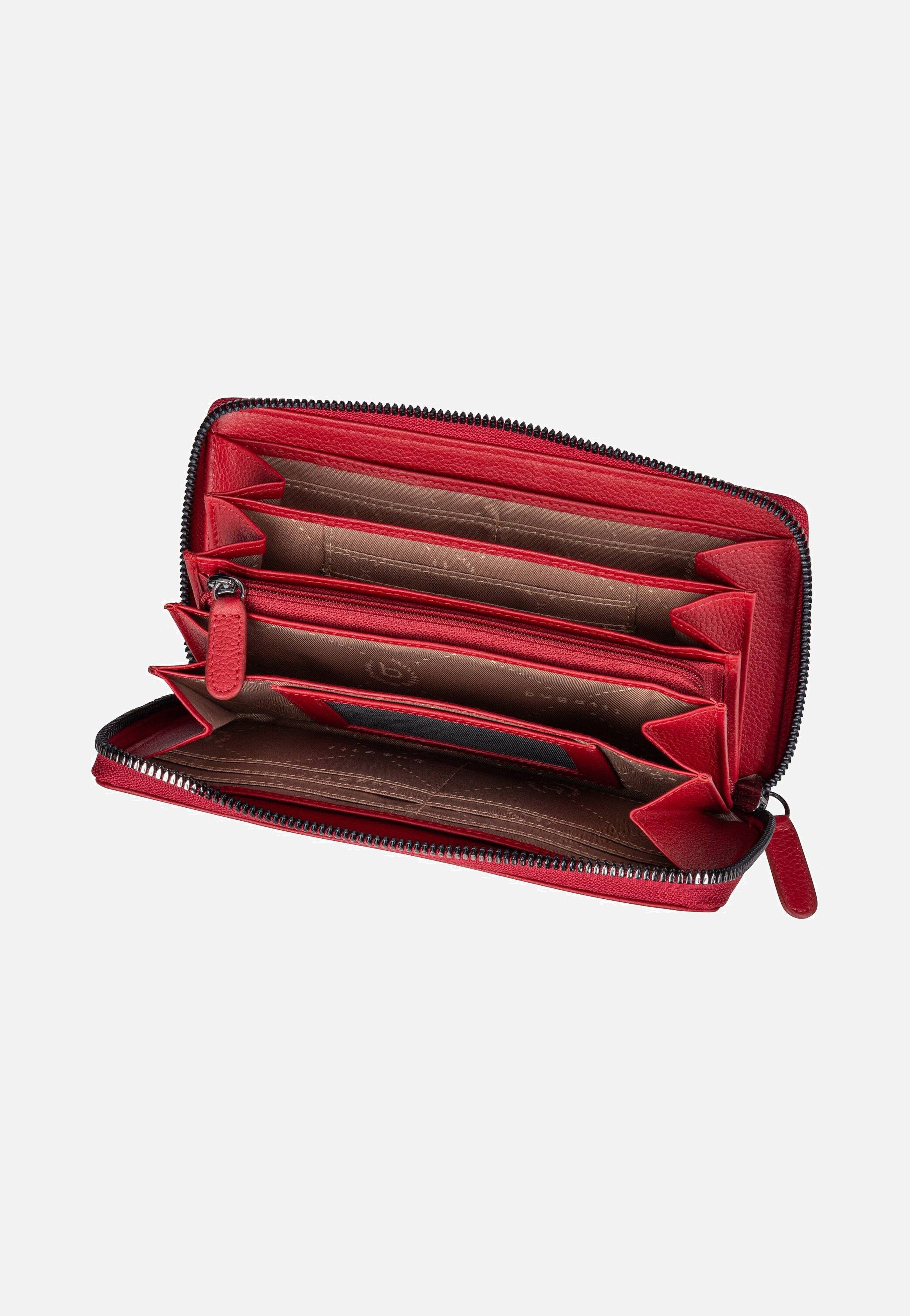 Bugatti Mira Long Zip 1012 Rot Portemonnaie