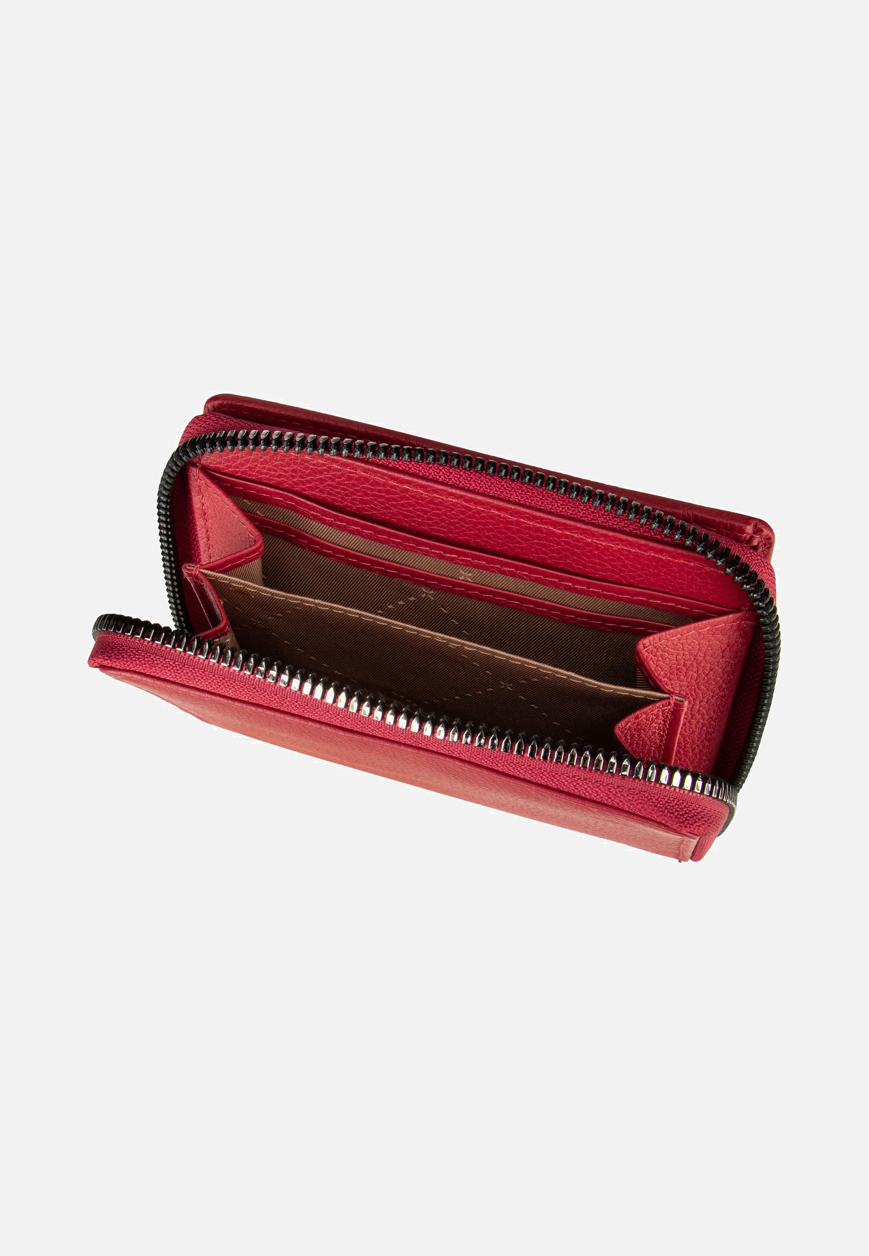 Bugatti Mira Zip 1010 Rot Portemonnaie