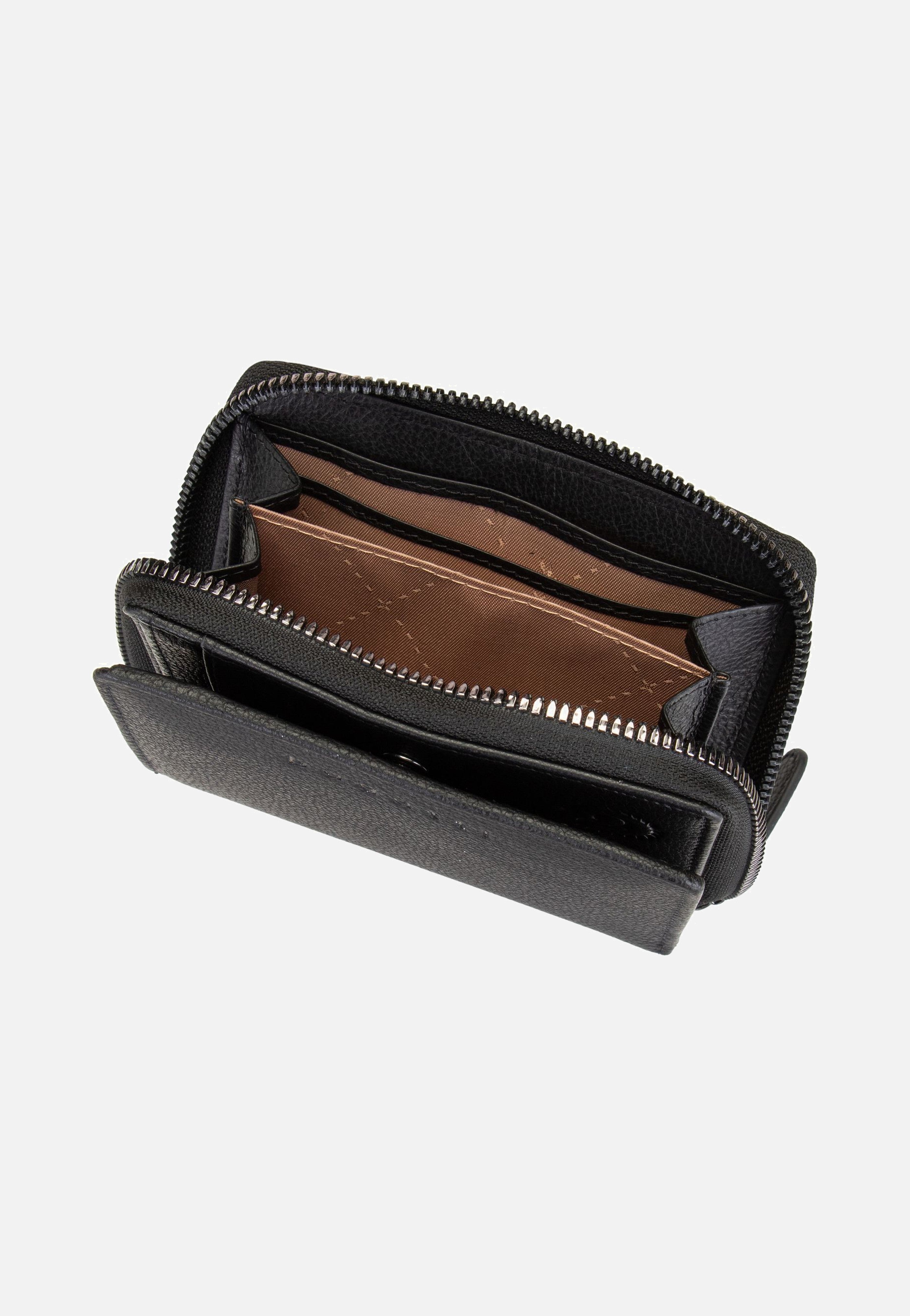 Bugatti Mira Zip 1010 Schwarz Portemonnaie